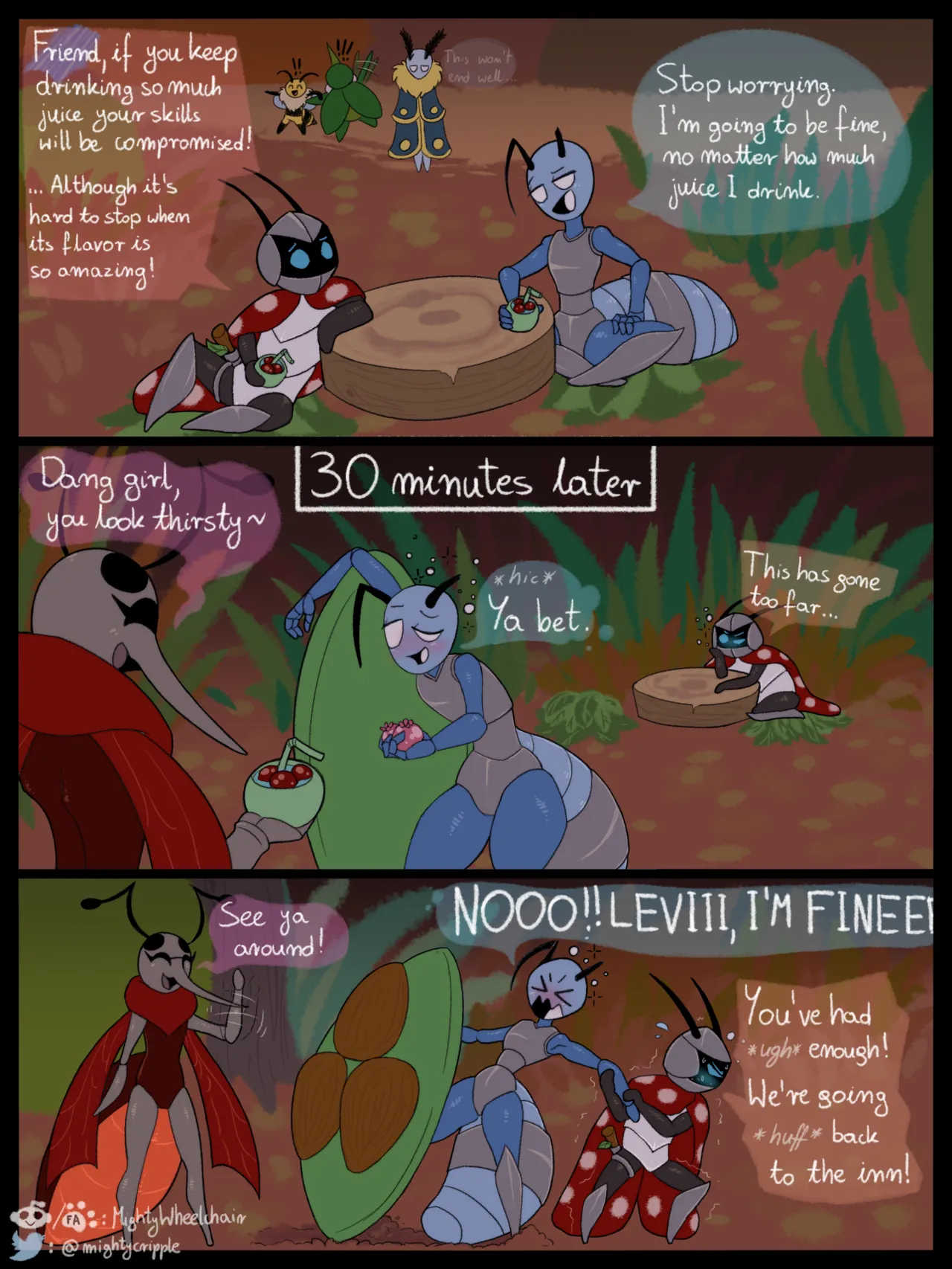 Too Much Berry Juice page 1 full