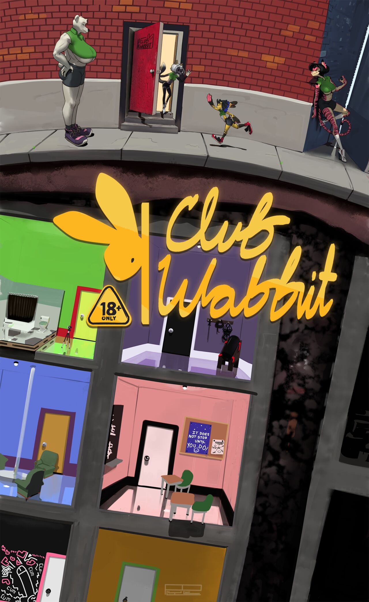 Club Wabbit! page 1 full