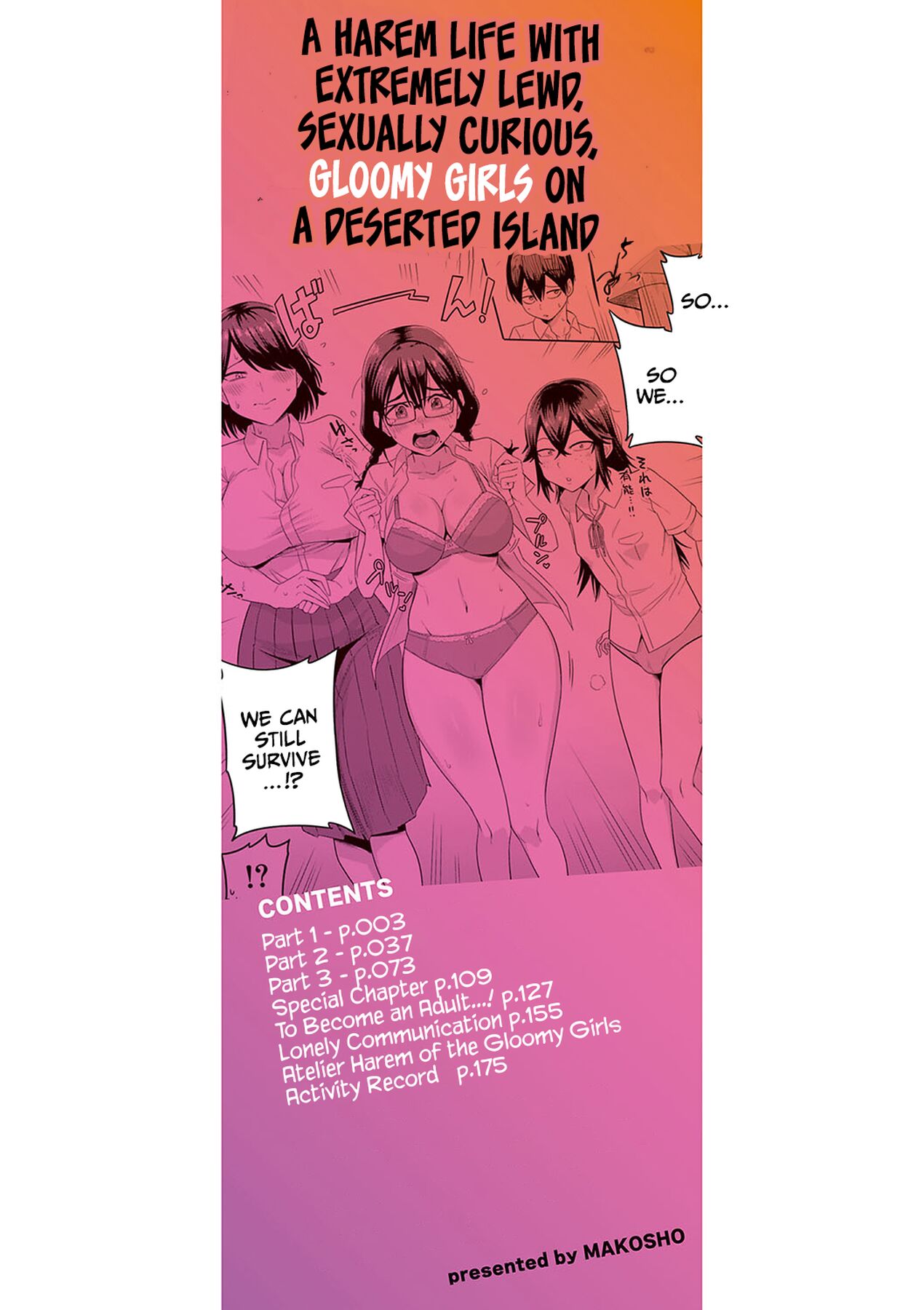 Mujintou de, SEX ni Kyoumi Shinshin na Dosukebe Inkya Joshi-tachi to Harem Life page 3 full