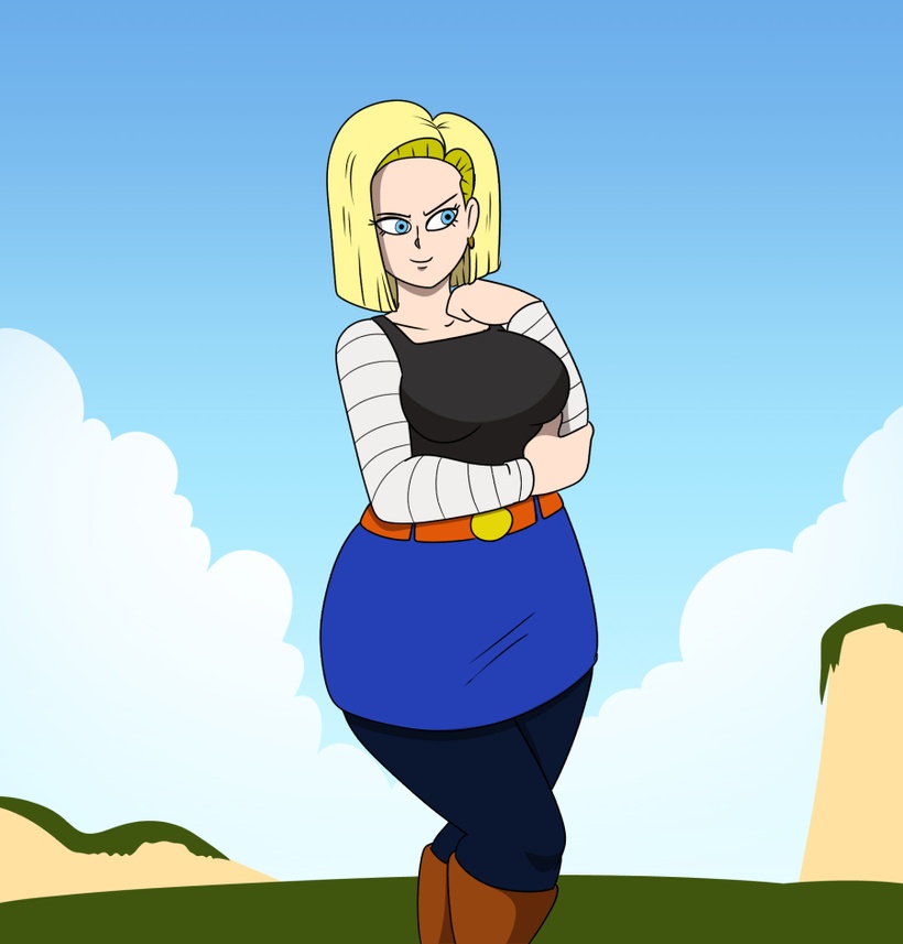 New Year's Toast - Android 18 page 1 full