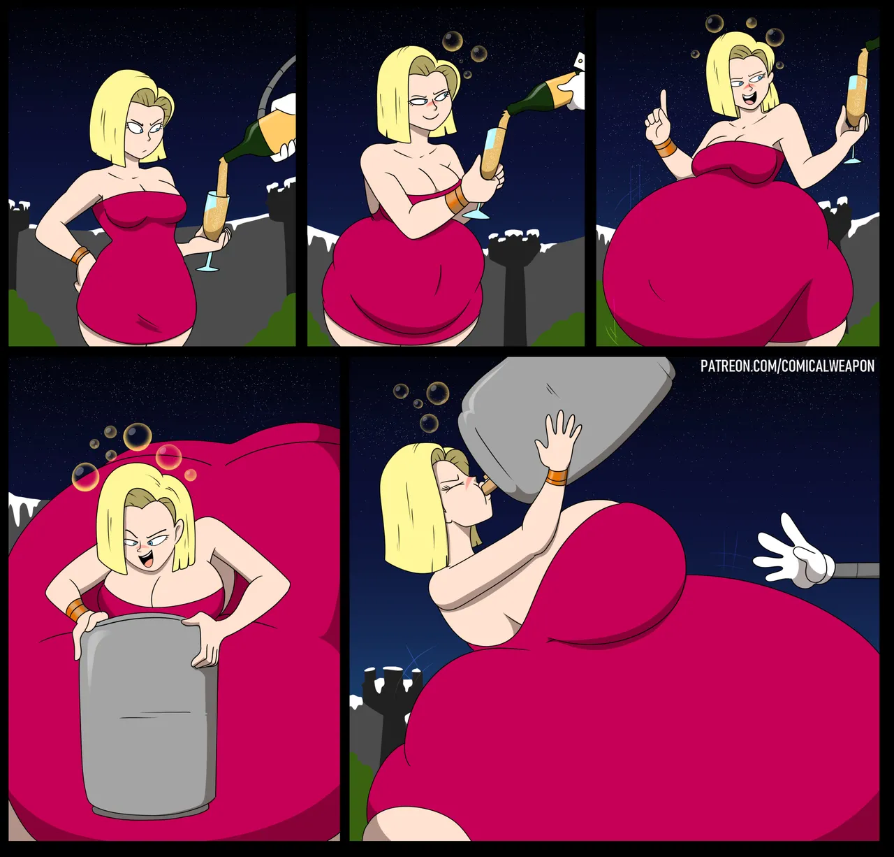 New Year's Toast - Android 18 page 2 full