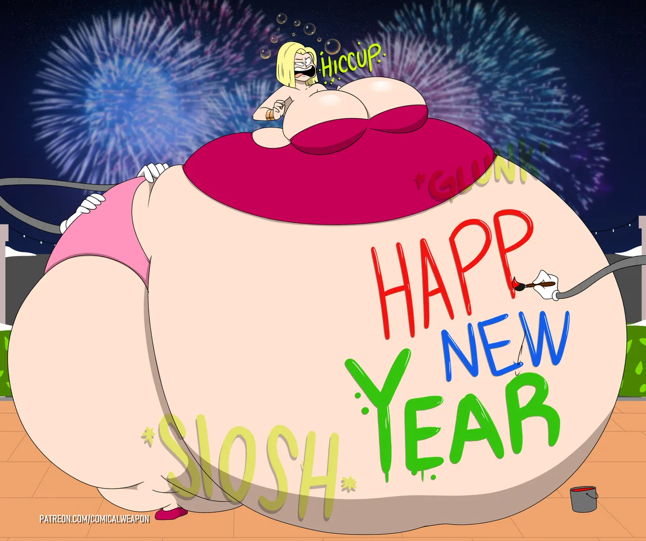 New Year's Toast - Android 18 page 4 full
