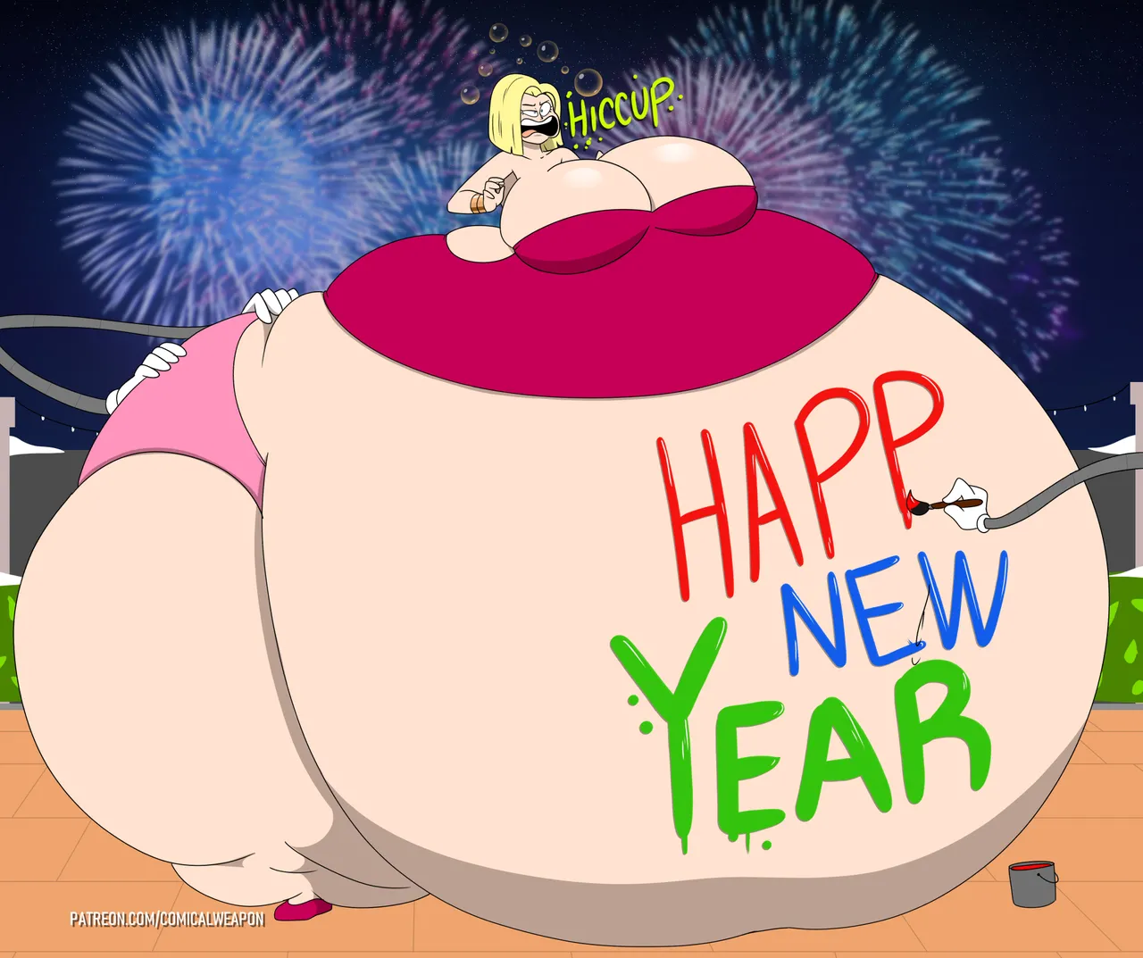 New Year's Toast - Android 18 page 5 full