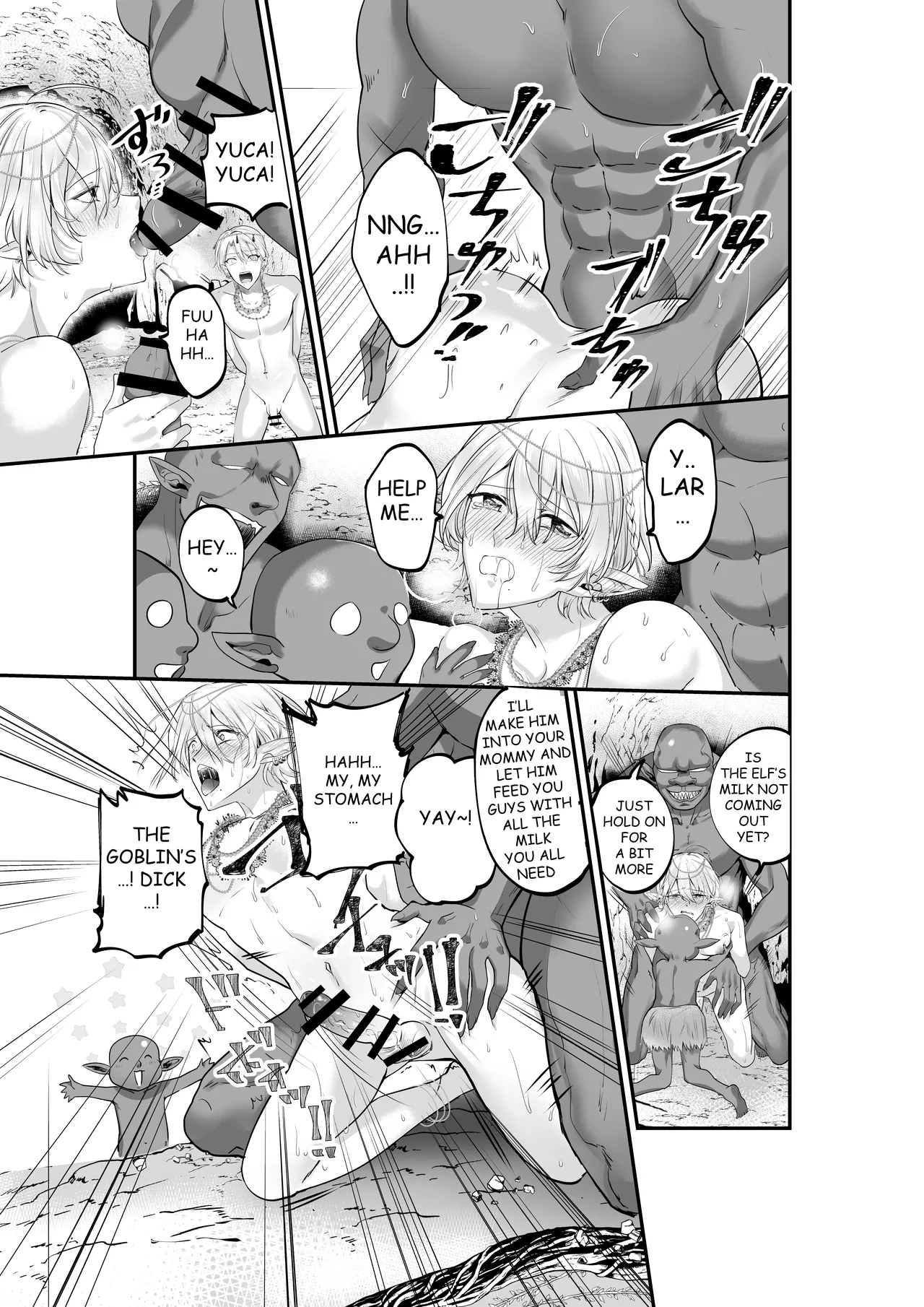 TWIN ELF BROTHERS ON VACATION TURNED BREEDING AND PREGNANT WITH GOBLINS page 4 full