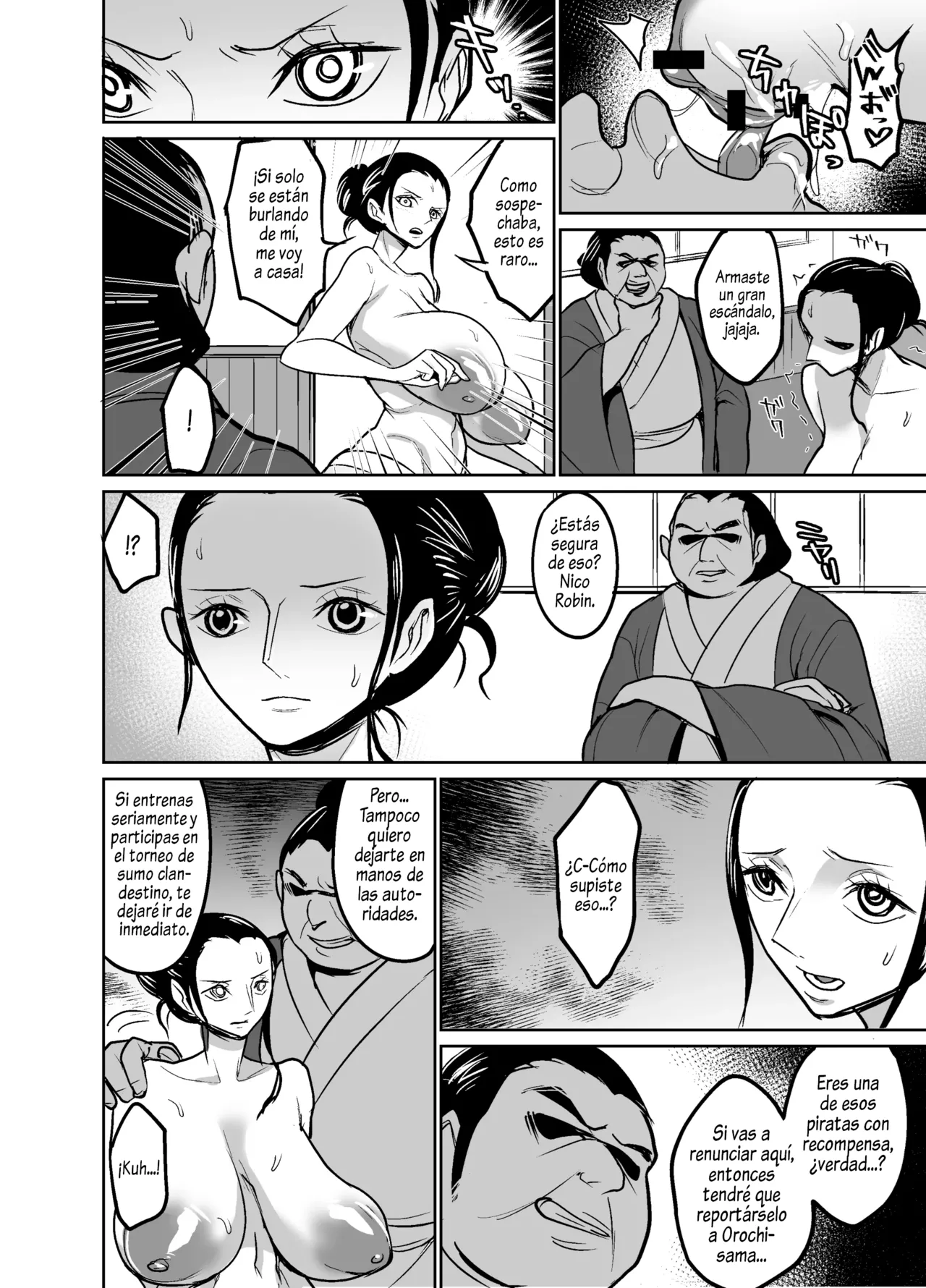 Wano Kuni ni Sumou-tori to Shite Sennyu Shite Shimatta Koukogaku-sha | La Arqueóloga que se Infiltró en el País de Wano como Luchadora de Sumo page 10 full