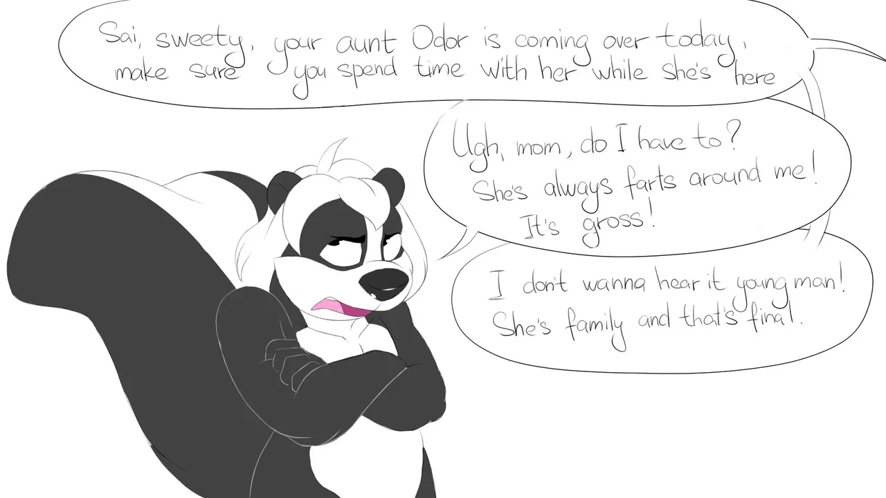 El Brapitto - Skunk Aunt Comes to Vist Chp.1 & 2 page 1 full