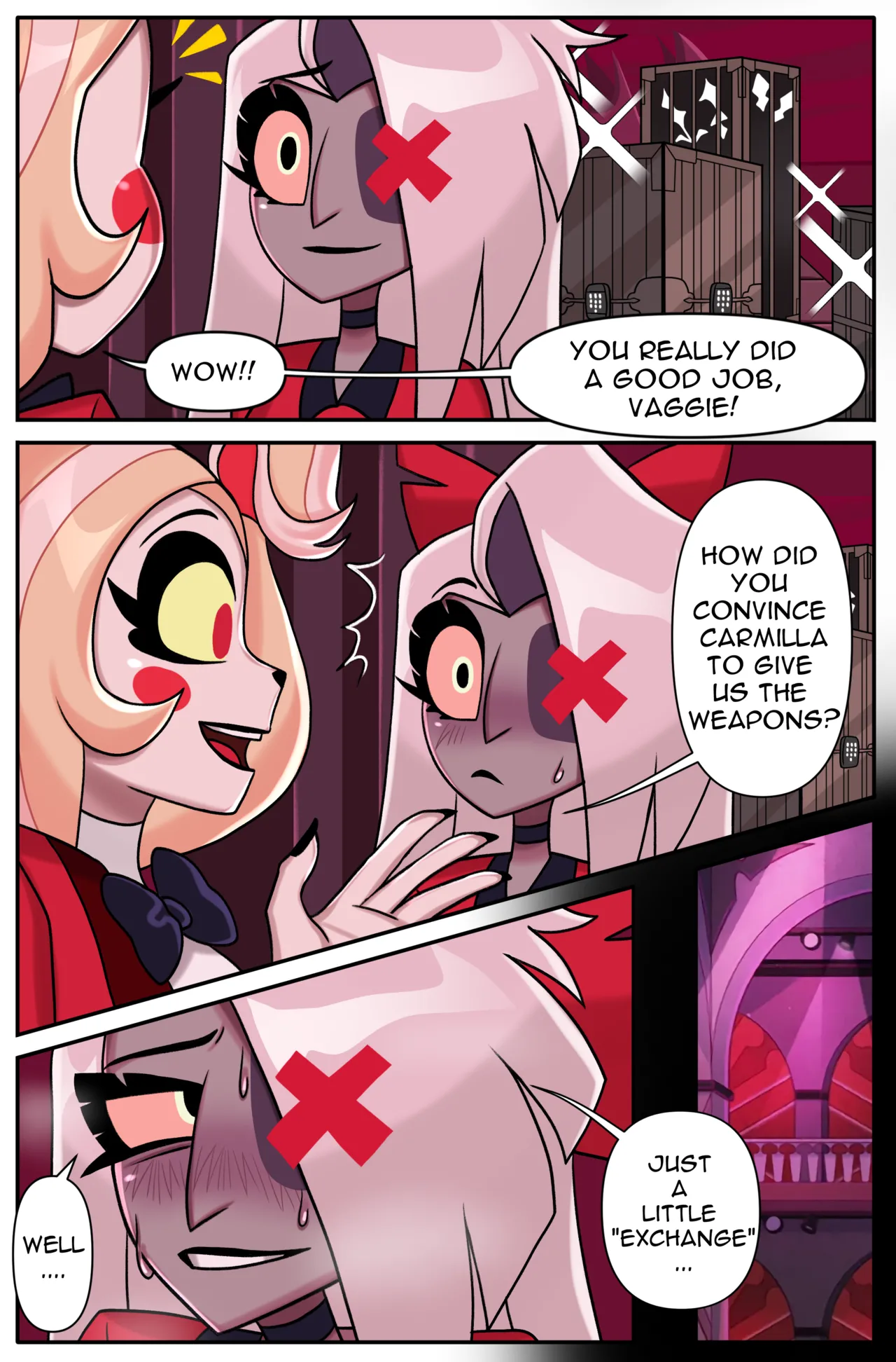 Vaggie x Carmilla  - hanasakiyunarin page 1 full