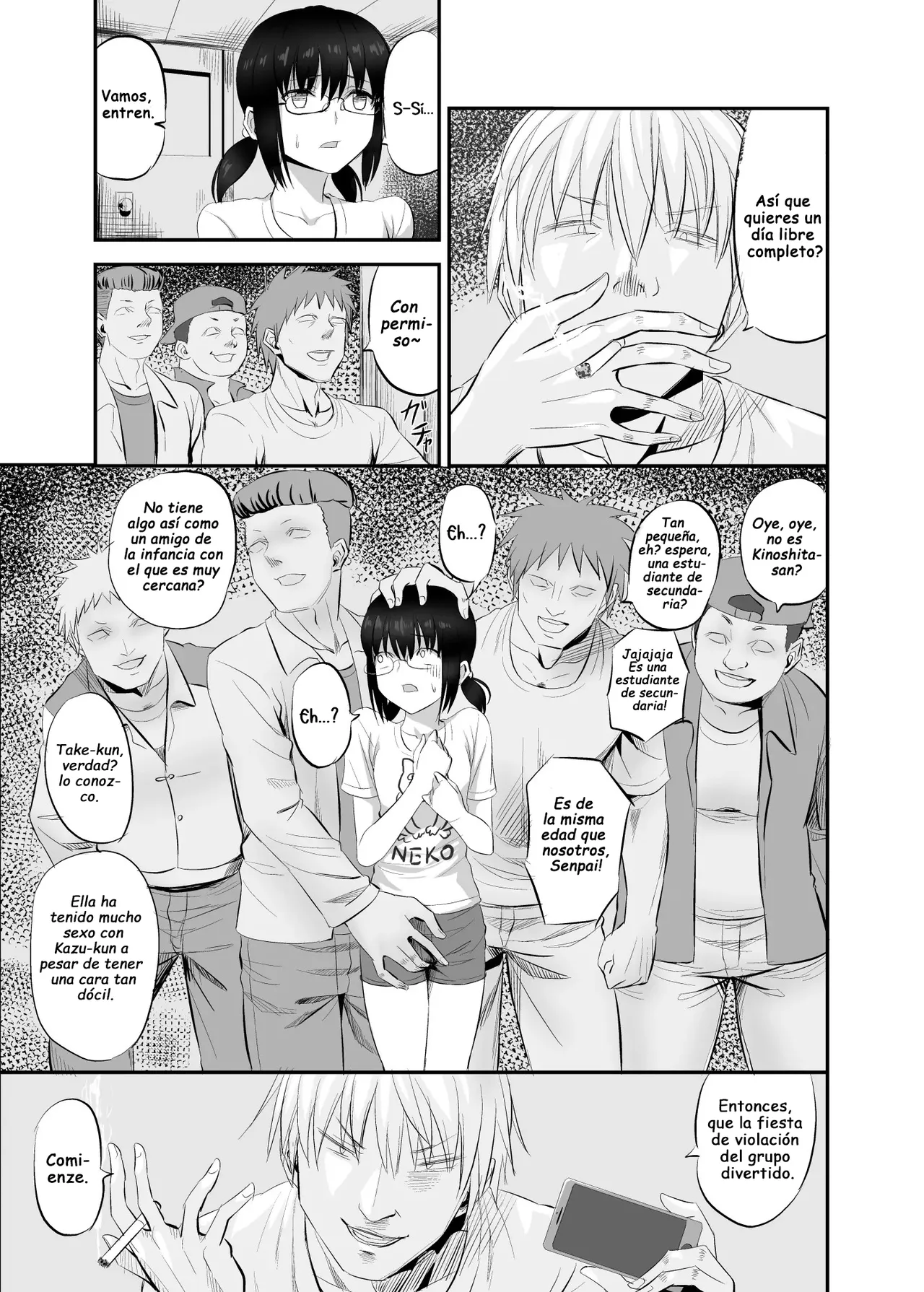 Jimi de Majime na Osananajimi ga Class no Yankee ni Omocha ni Sarete Ita Hanashi | Una Historia Sobre Una Amiga De La Infancia Sencilla y Seria Que Fue Victima Del Juego De Un Delincuente page 10 full