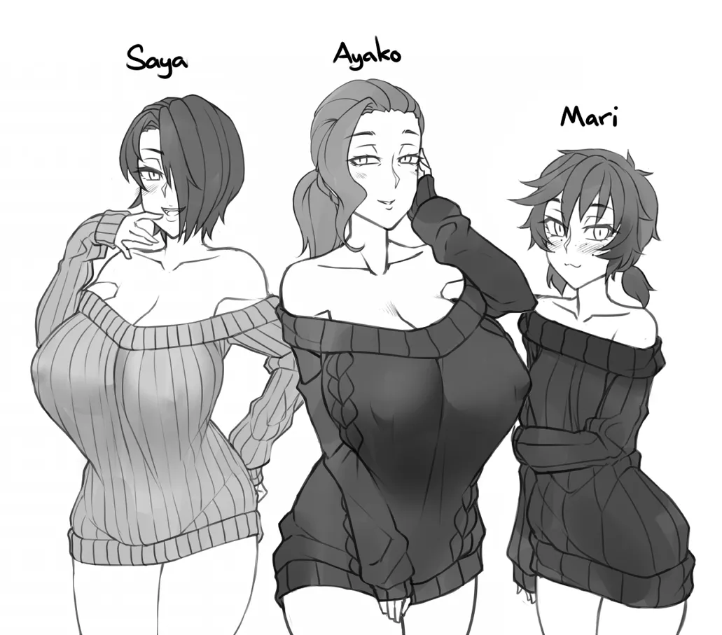 Saya, Mari and Ayako page 1 full