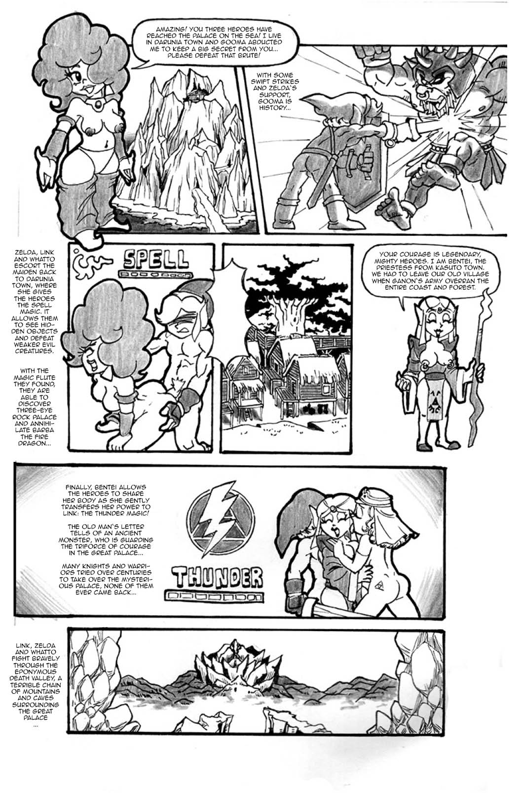 The Legend of Zelda II: The Naughty Adventure of Link page 7 full