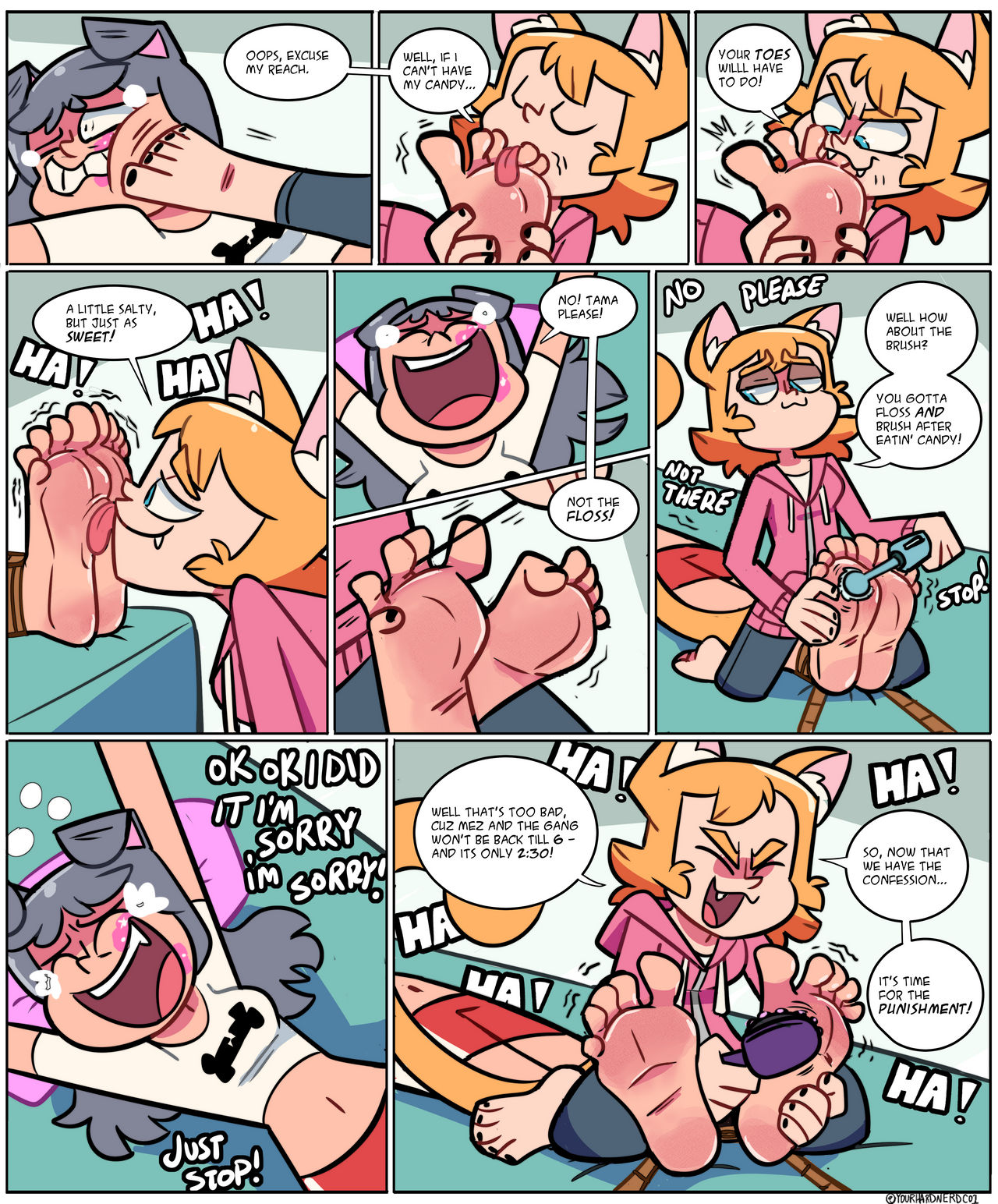 Yourhardnerdcollectr - Tickle the Candy Thief! page 2 full