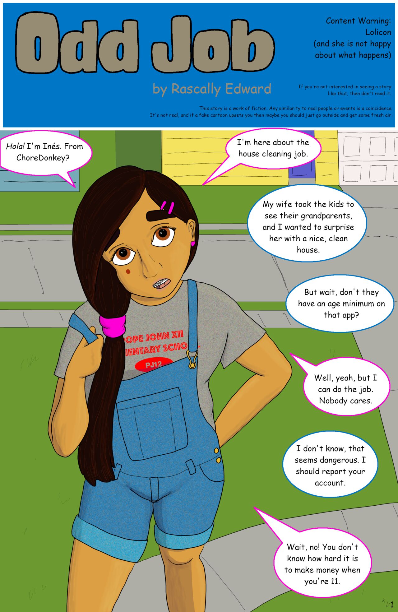 Odd Job page 1 full