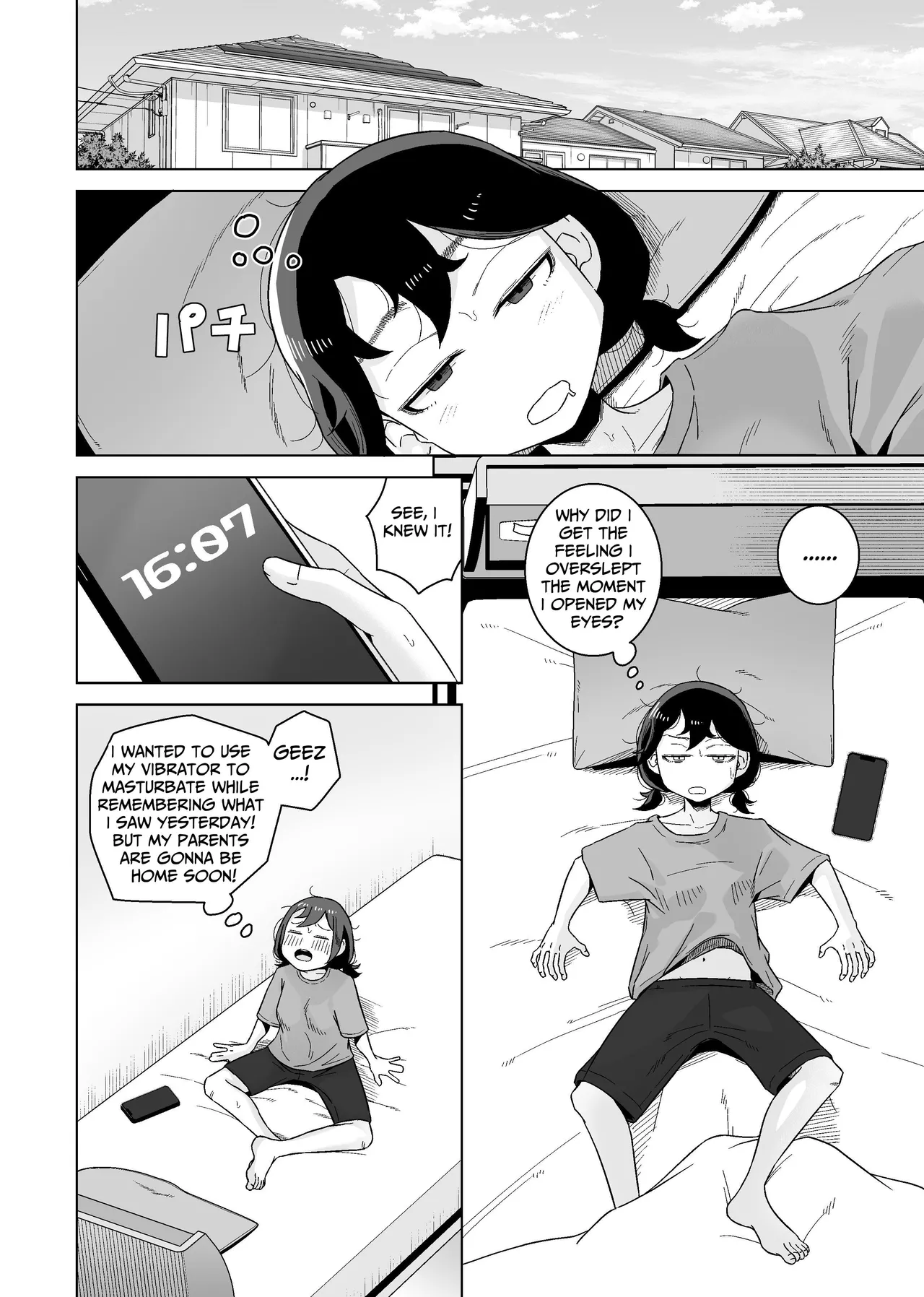 Onanie Izon Jidaraku Joshi wa Shounen no Onanie o Nozokimisuru. | A Masturbation Addicted Slob Girl Peeps on a Boy Jerking Off. page 10 full