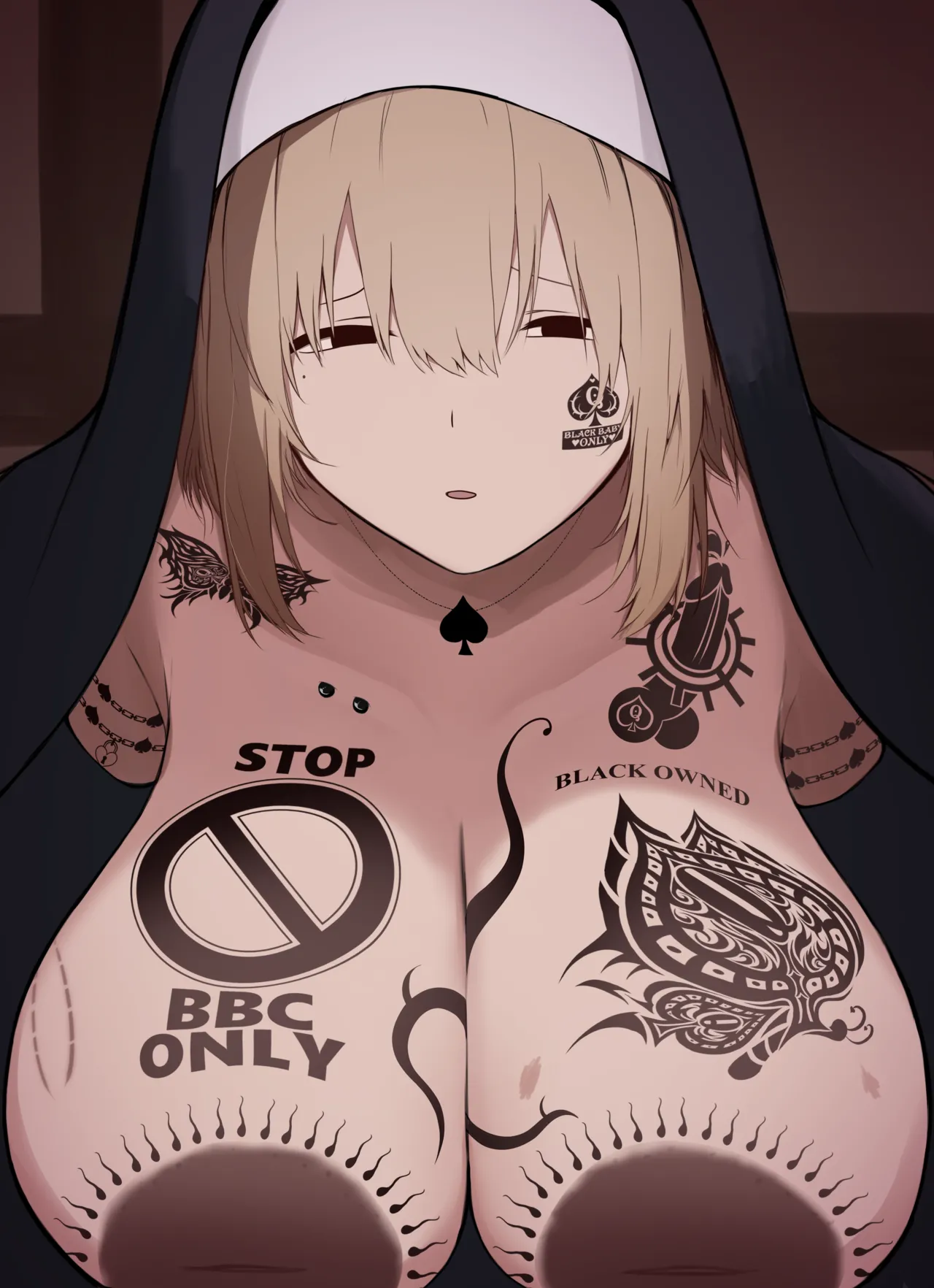 寝取られ済みQOSシスターさんに妻の不貞聞かされて懺悔射精する奴 page 1 full