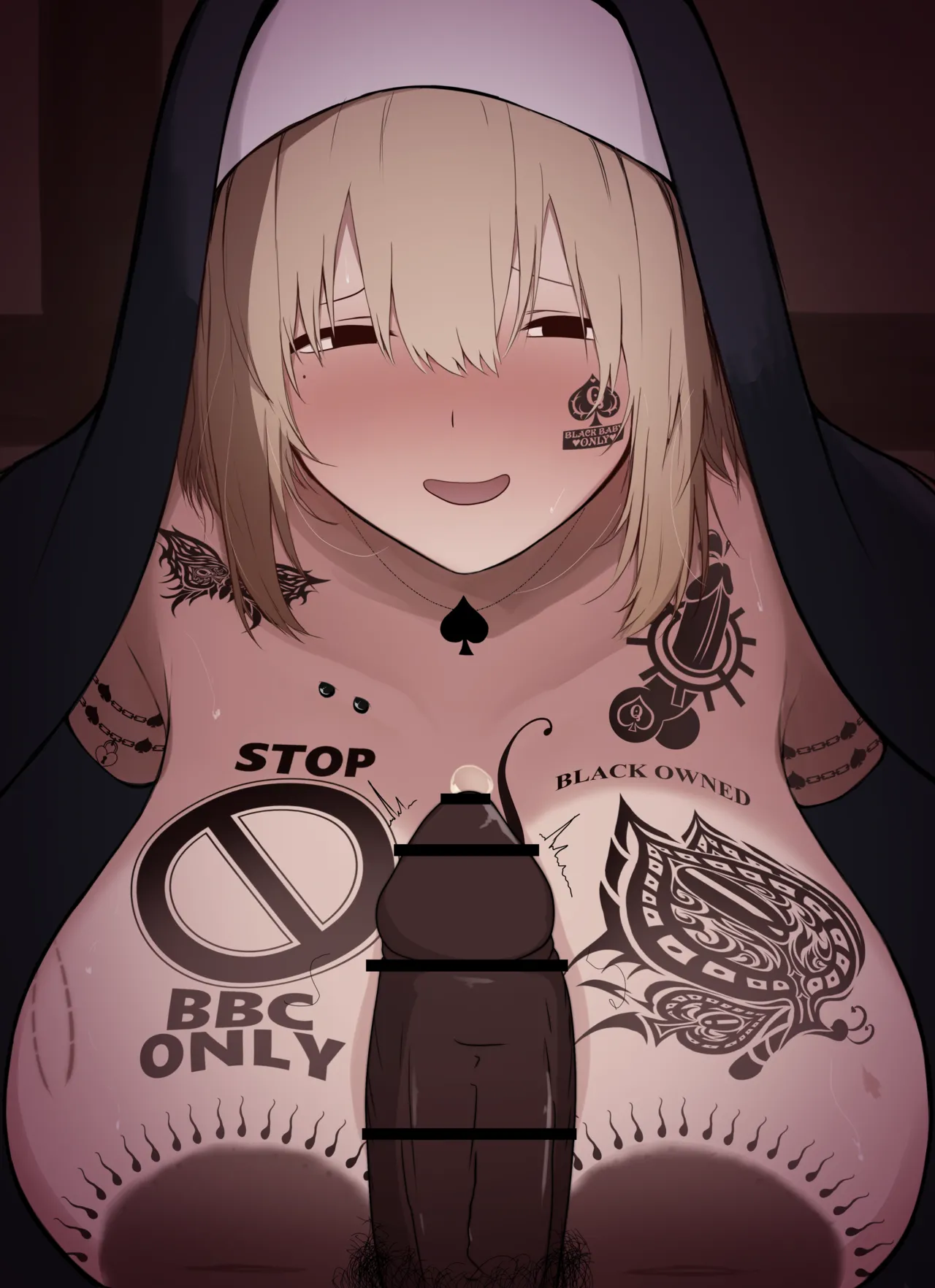 寝取られ済みQOSシスターさんに妻の不貞聞かされて懺悔射精する奴 page 10 full