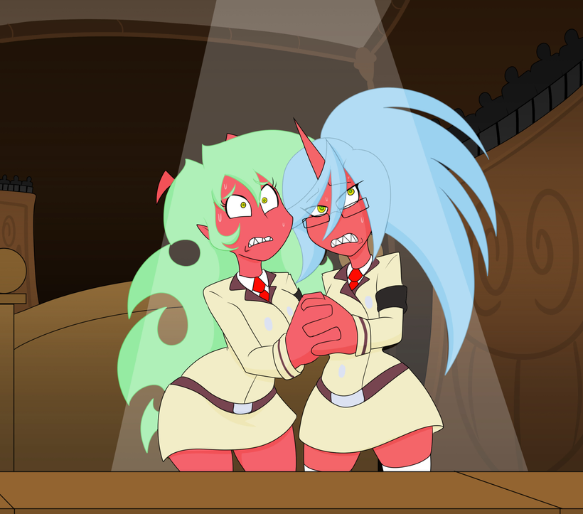 Demon Balloons - Scanty & Kneesocks page 1 full