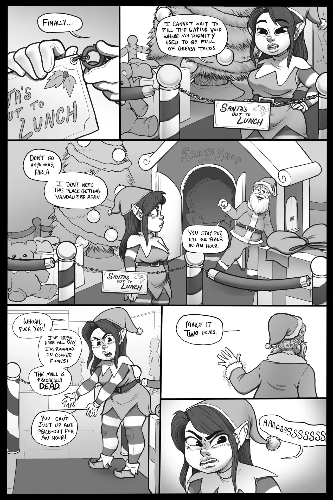 Christmas Elf page 1 full