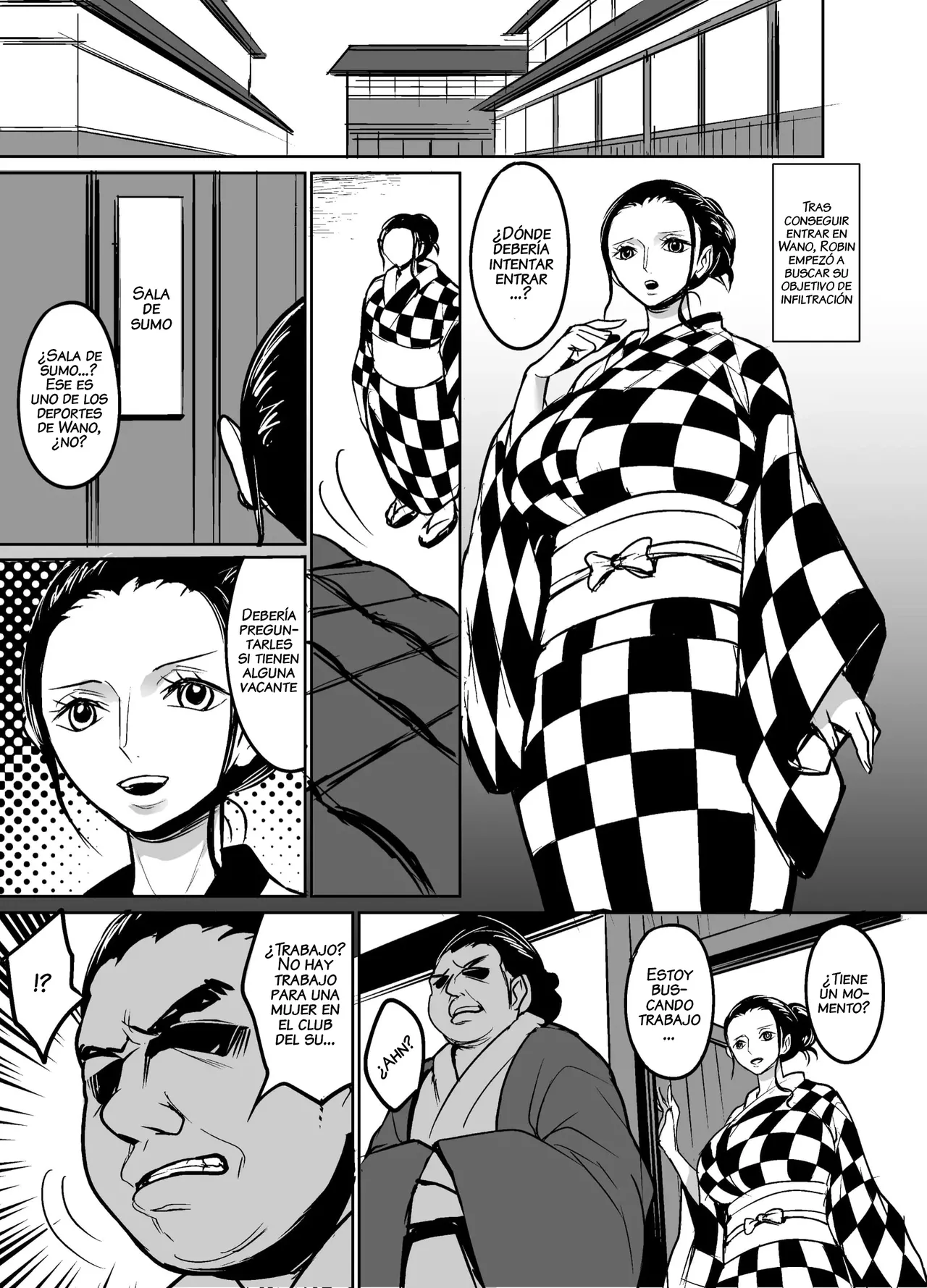 Wano Kuni ni Sumou-tori to Shite Sennyu Shite Shimatta Koukogaku-sha | La Arqueóloga que se Infiltró en el País de Wano como Luchadora de Sumo page 2 full