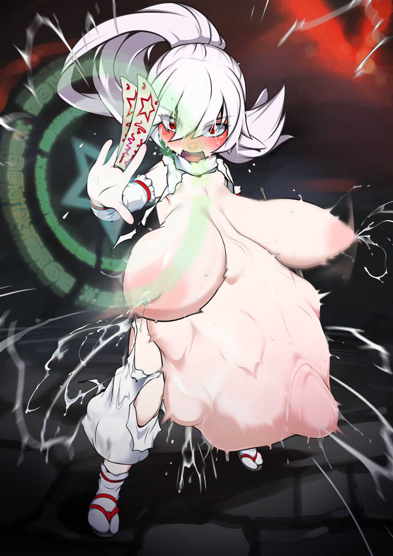 Albino kunoichi shrine maiden in trouble! page 10 full