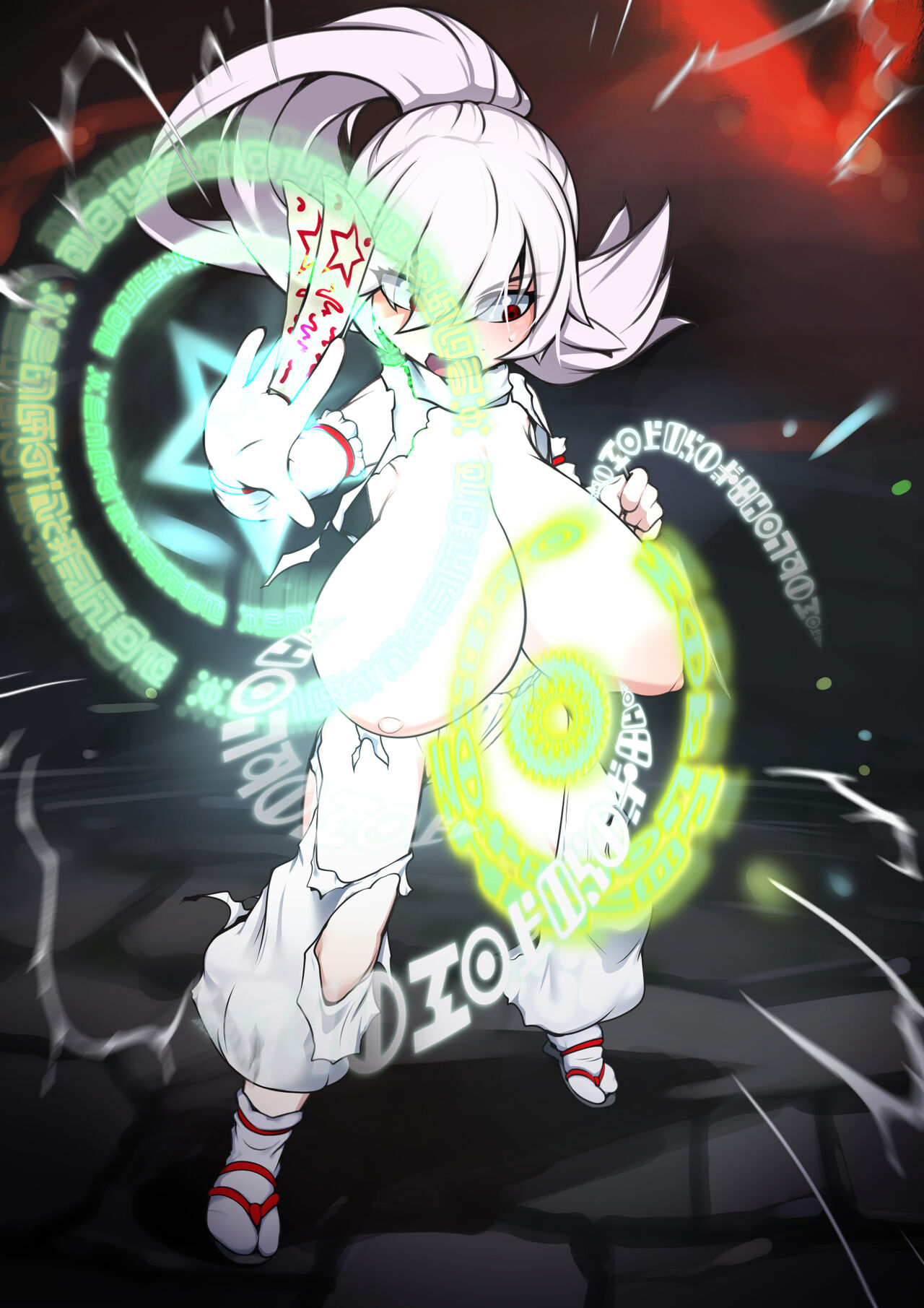 Albino kunoichi shrine maiden in trouble! page 3 full