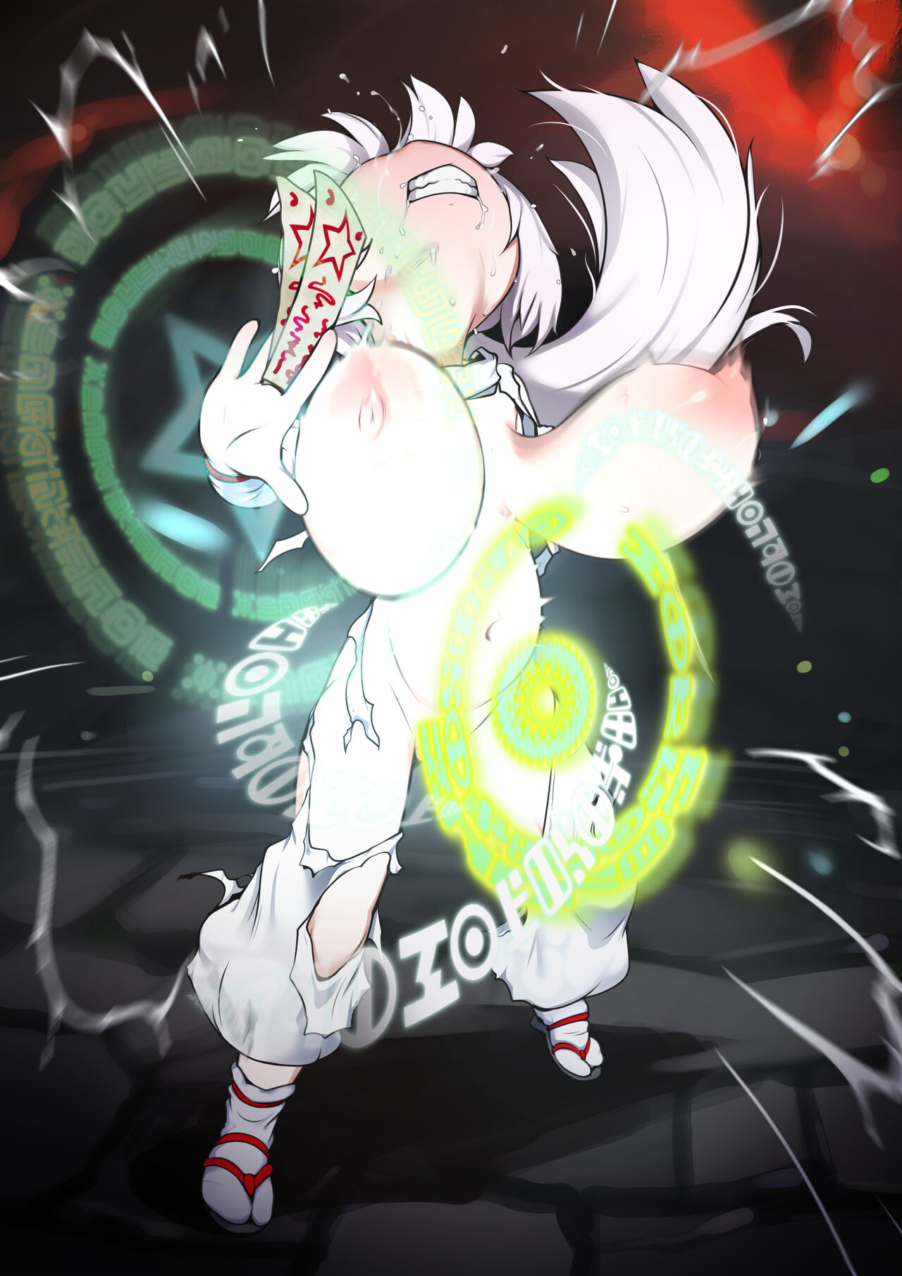 Albino kunoichi shrine maiden in trouble! page 5 full