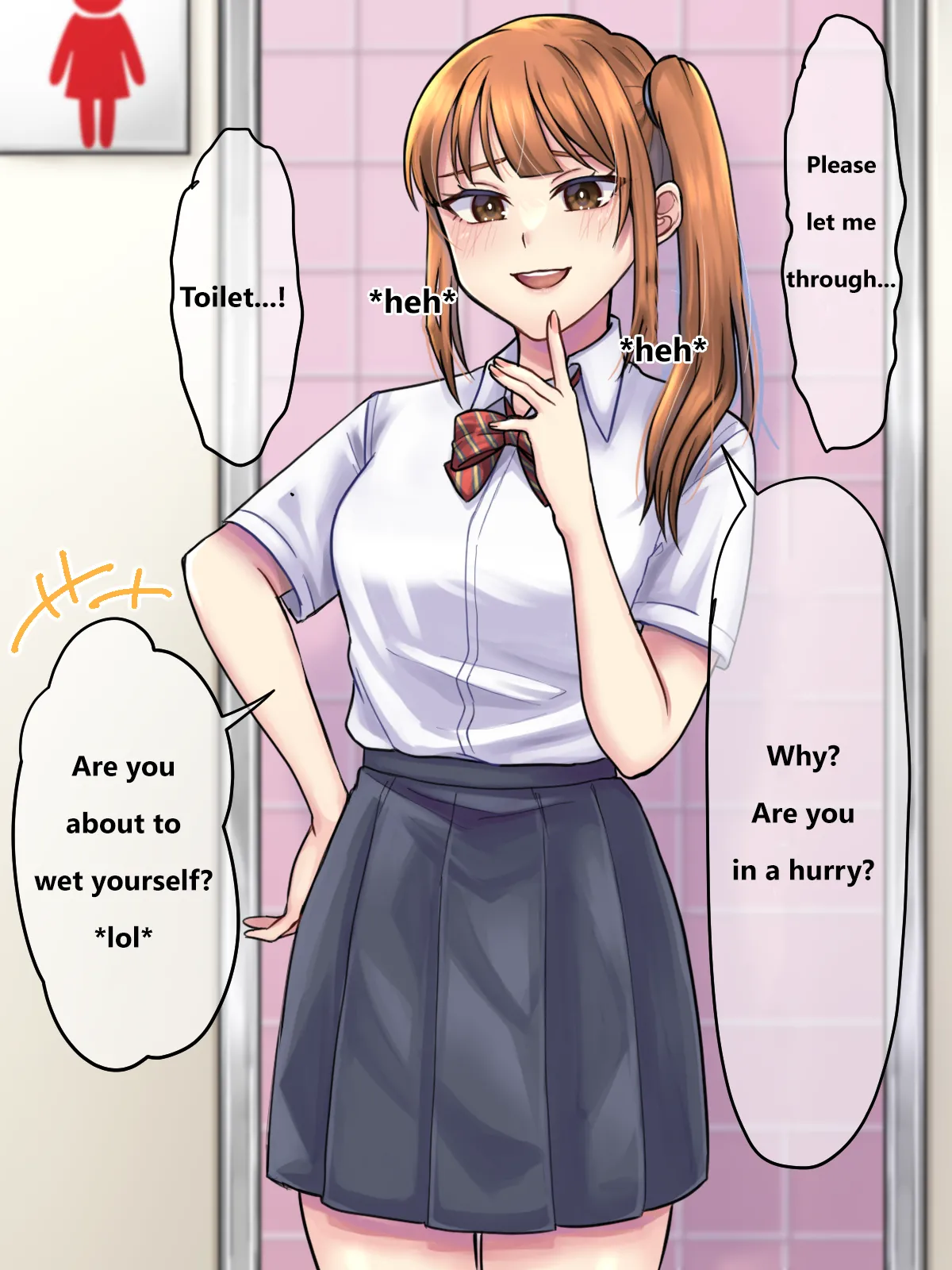 Bully wets herself during class page 1 full