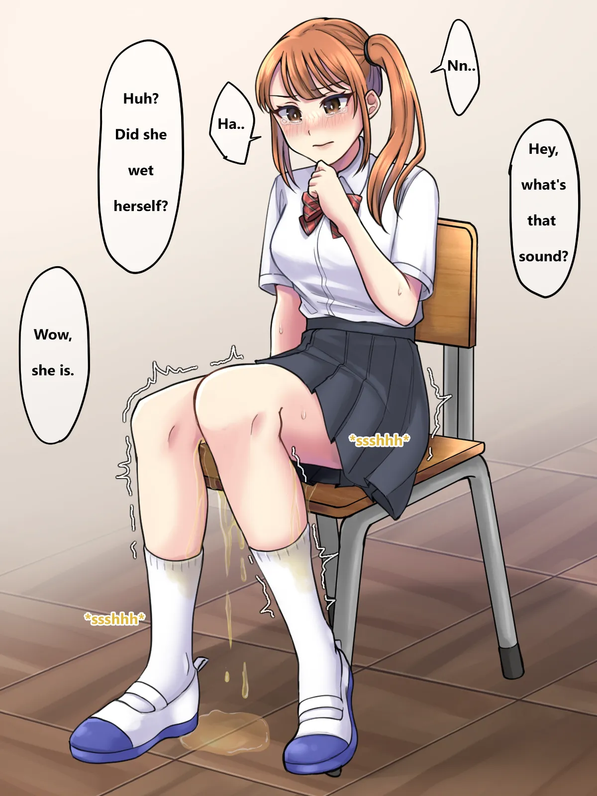 Bully wets herself during class page 2 full