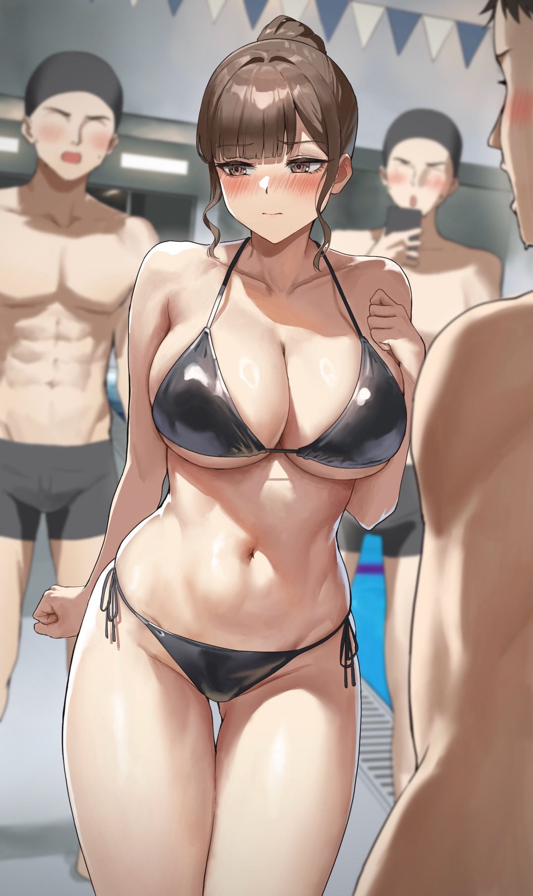 Gohoubi ni Mune o Momasete Kureru Suieibu Komon | The Swimming Club Coach Lets Me Fondle Her Chest as a Reward page 2 full