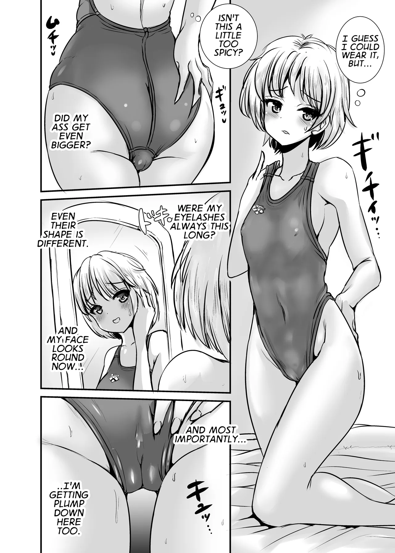 ~TS Natsuyasumi~  Joshi Tekisei Hyouka Suit  | TS Summer Break #1 Girl Aptitude Evaluation Suit page 9 full