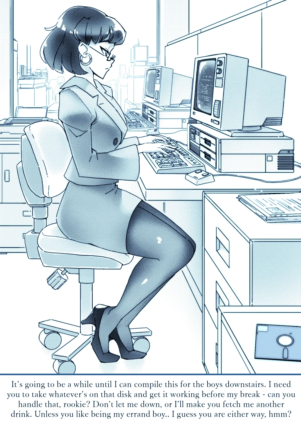 Office Ladies: Eri Takayama & Miho page 4 full