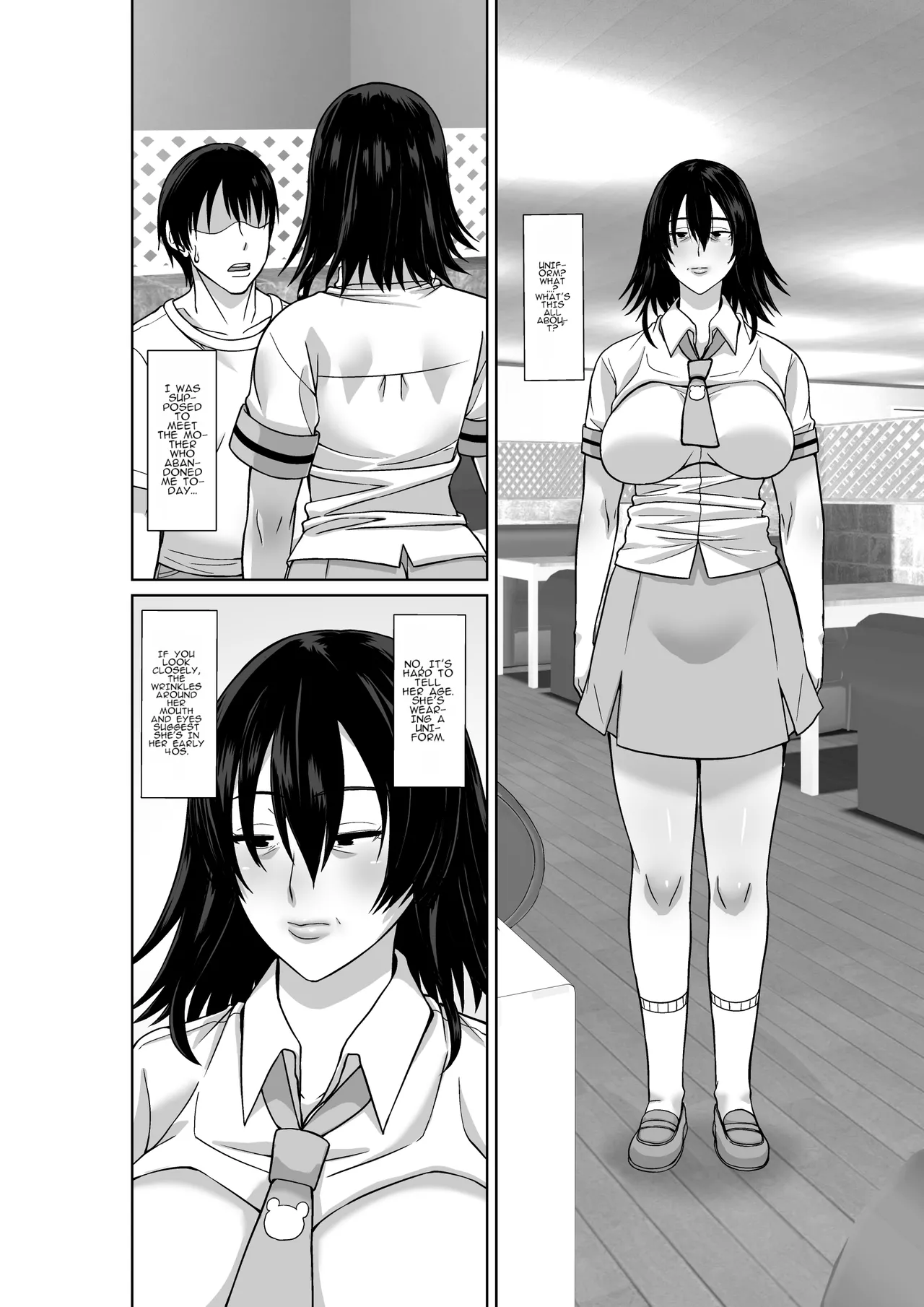 20-nen-buri ni Saikai Shita Haha ga Yuuwaku Shite Kuru page 2 full