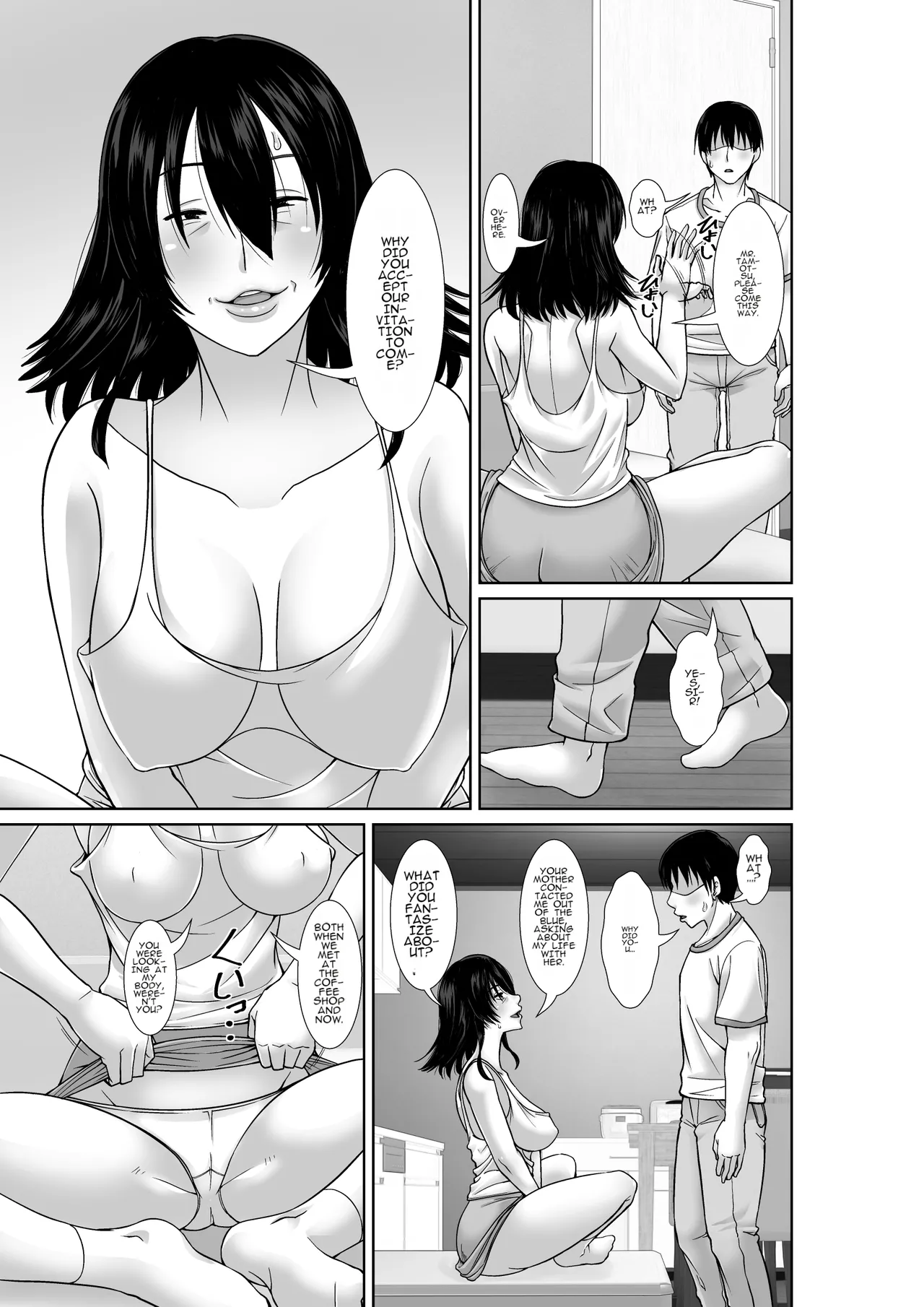 20-nen-buri ni Saikai Shita Haha ga Yuuwaku Shite Kuru page 9 full