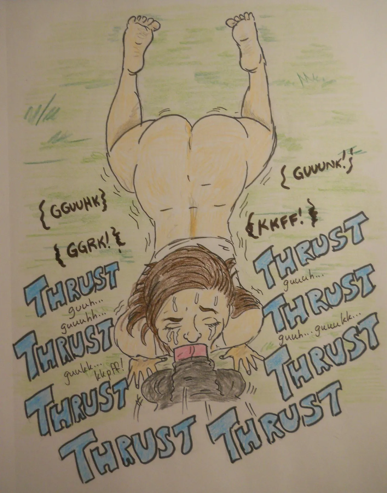 Jasper Leigh Daniels enjoys a meal of horse cum page 7 full