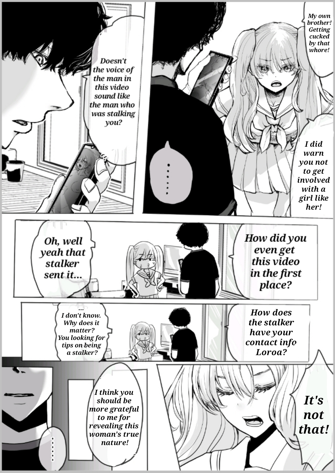 髪を切る漫画 page 2 full