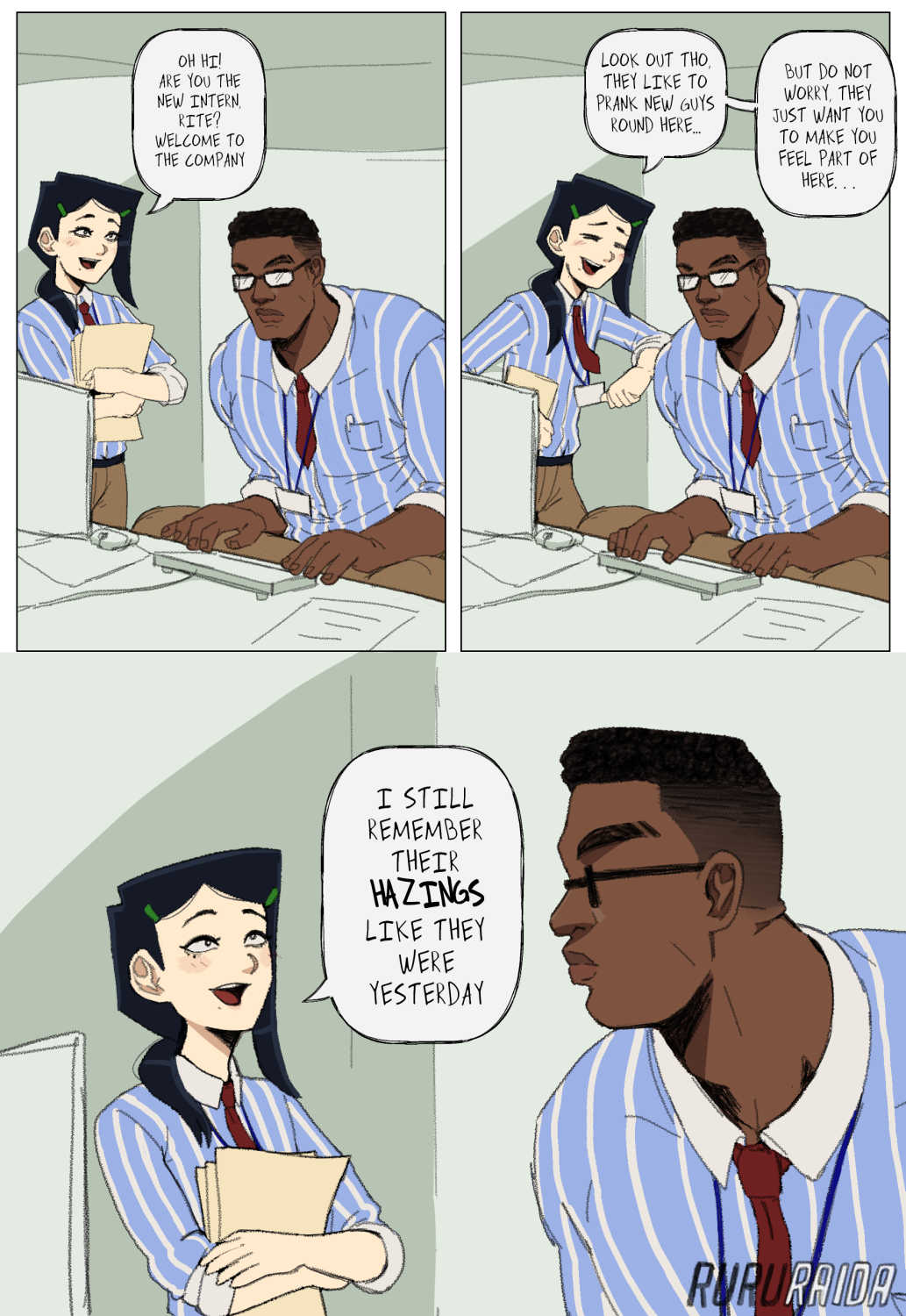 Intern Trap Mini-Story page 1 full