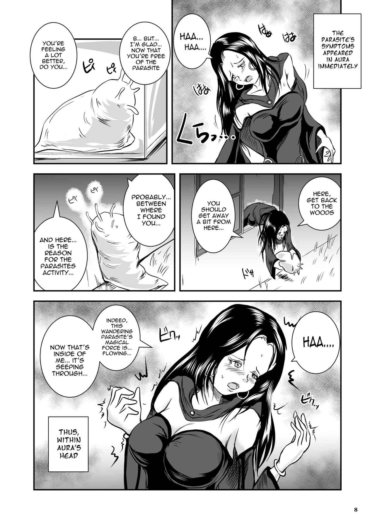 Parasitized Giant Slugs vs Sorceress of the Black Hair as Aura page 8 full
