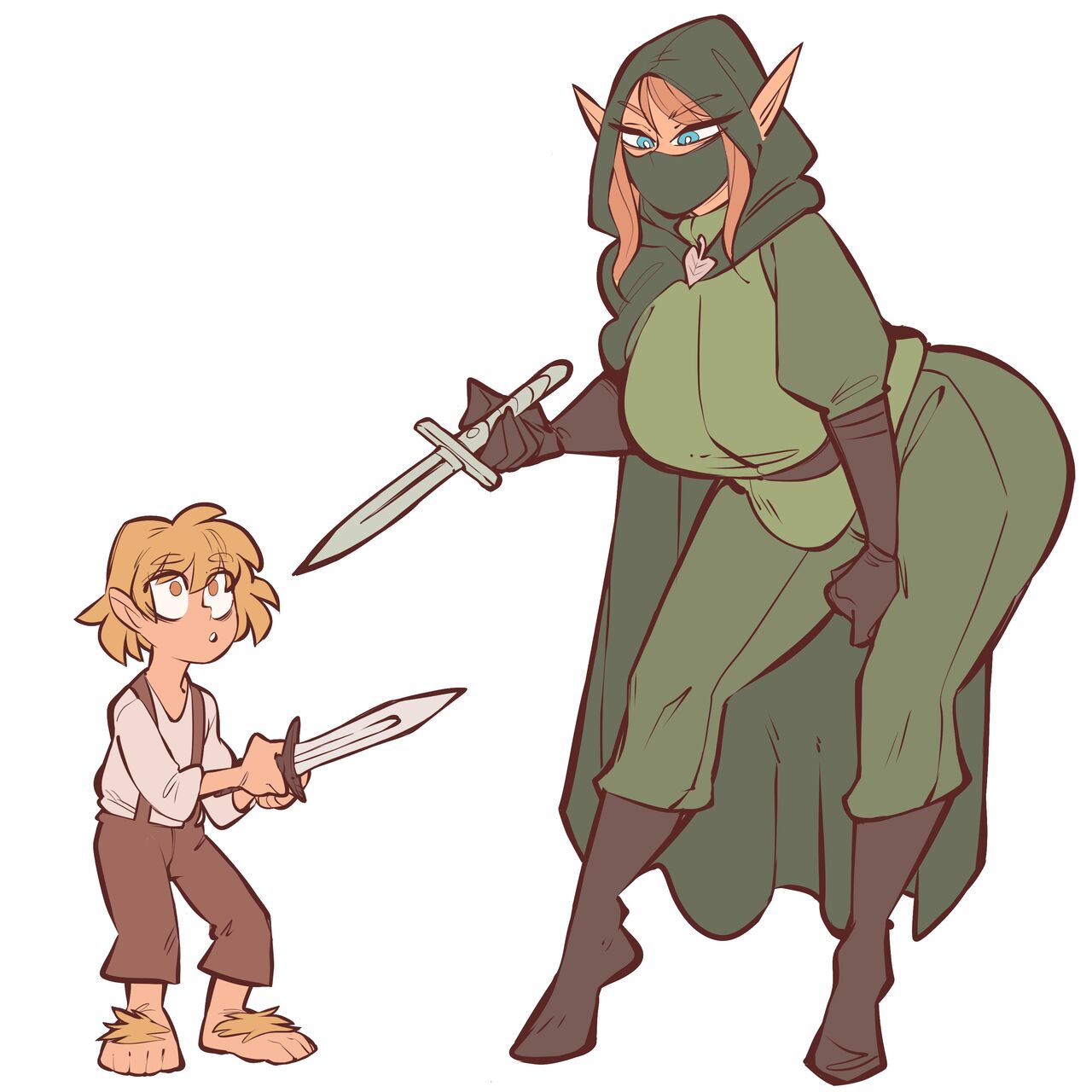 Elf x Halfling page 1 full