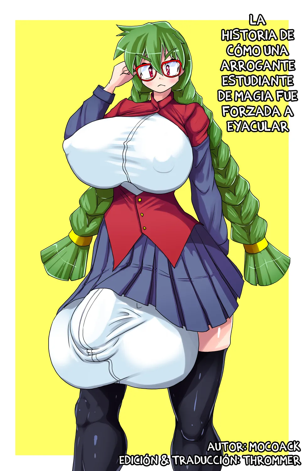Kōmanna Mahōgaku ensei o Kyōsei Shasei Saseru Hanashi - La historia de cómo una arrogante estudiante de magia fue forzada a eyacular page 1 full