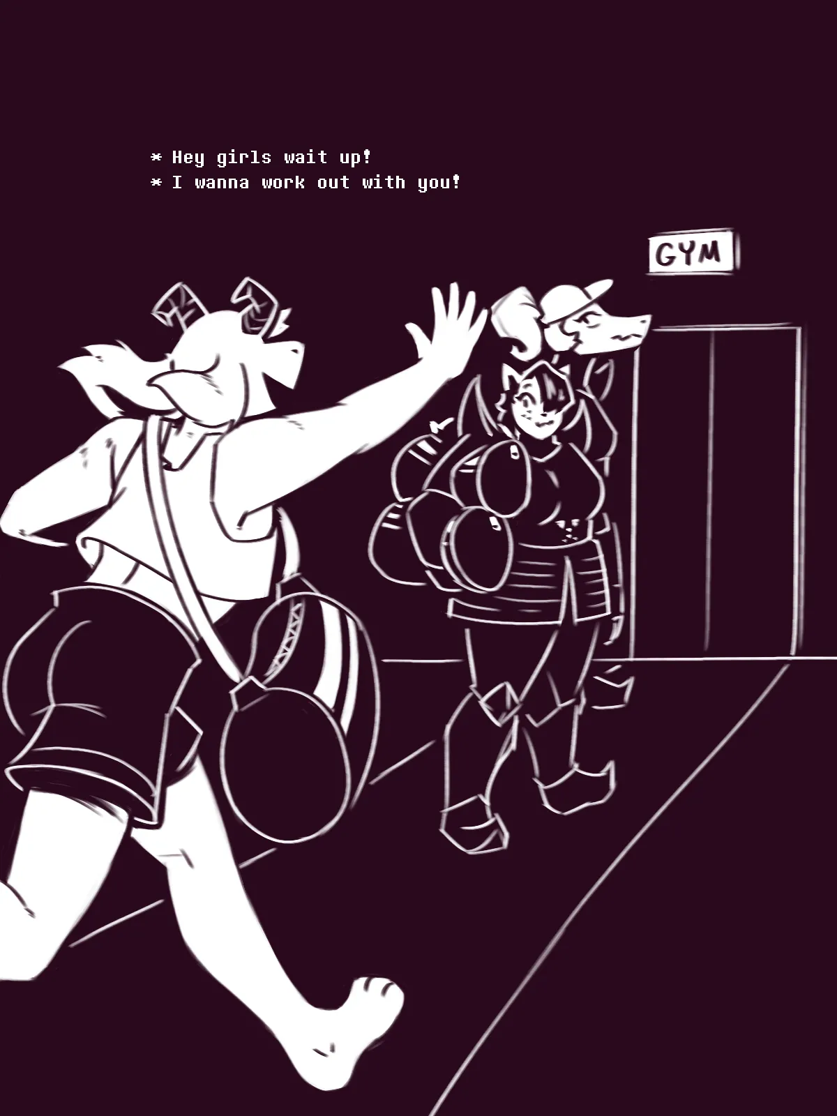 Gym Comic page 1 full