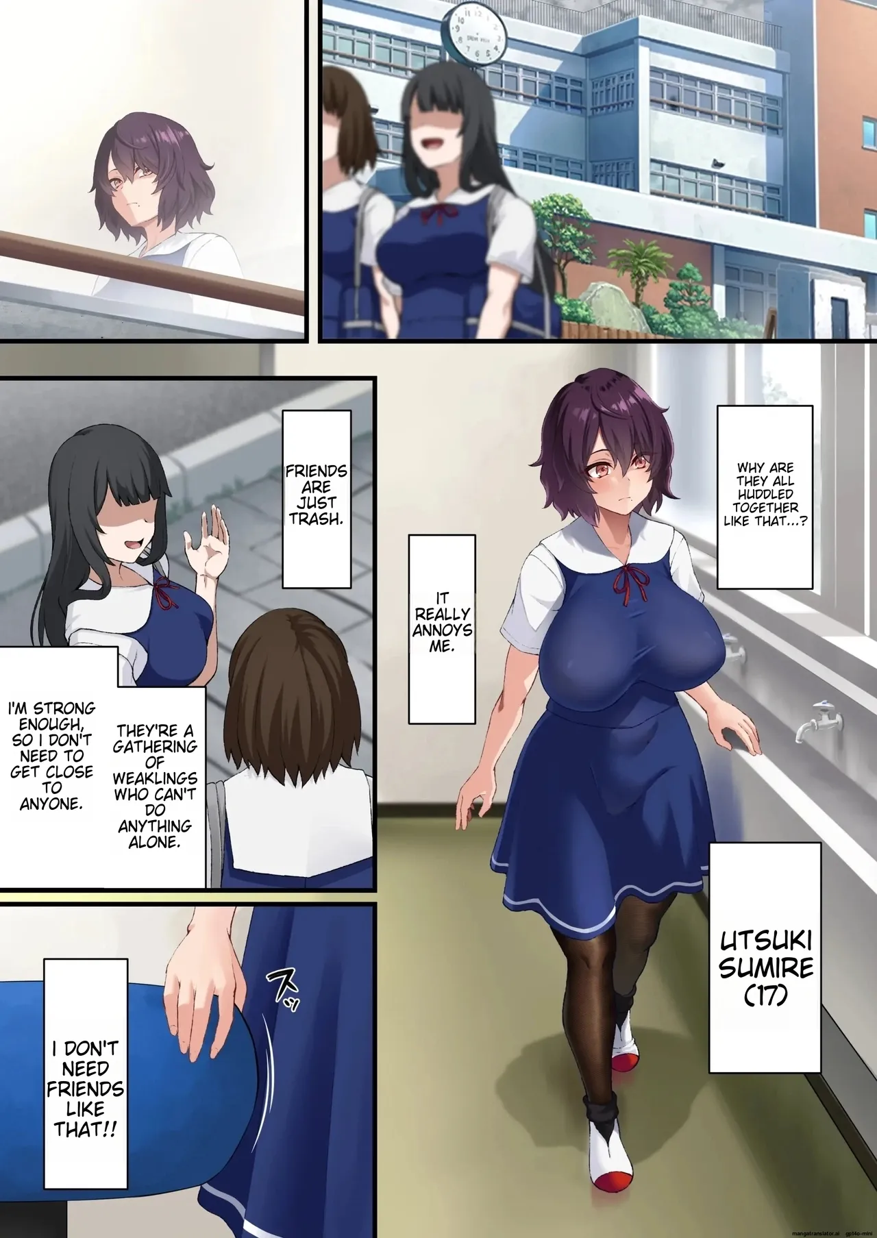 - InCha Bijutsubu no Watashi ga Kouchou Sensei no Seidorei ni Natta Hanashi - page 3 full