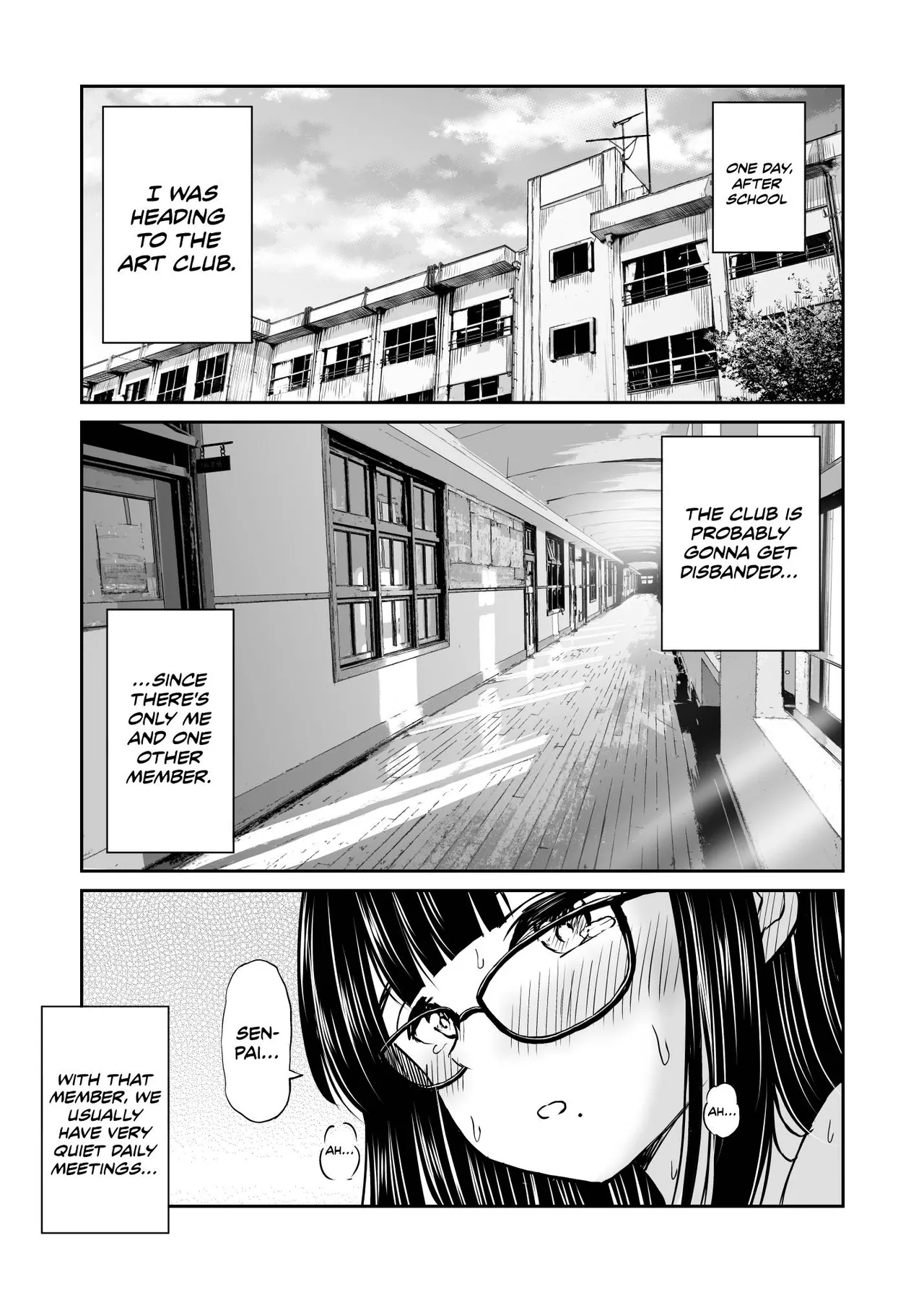 Bijutsubu no Kyonyuu Kouhai ga Nude Model ni Natta Kekka Amari ni Ero Sugite Ore no Geijutsu ga Bakuhatsushita Hanashi page 2 full