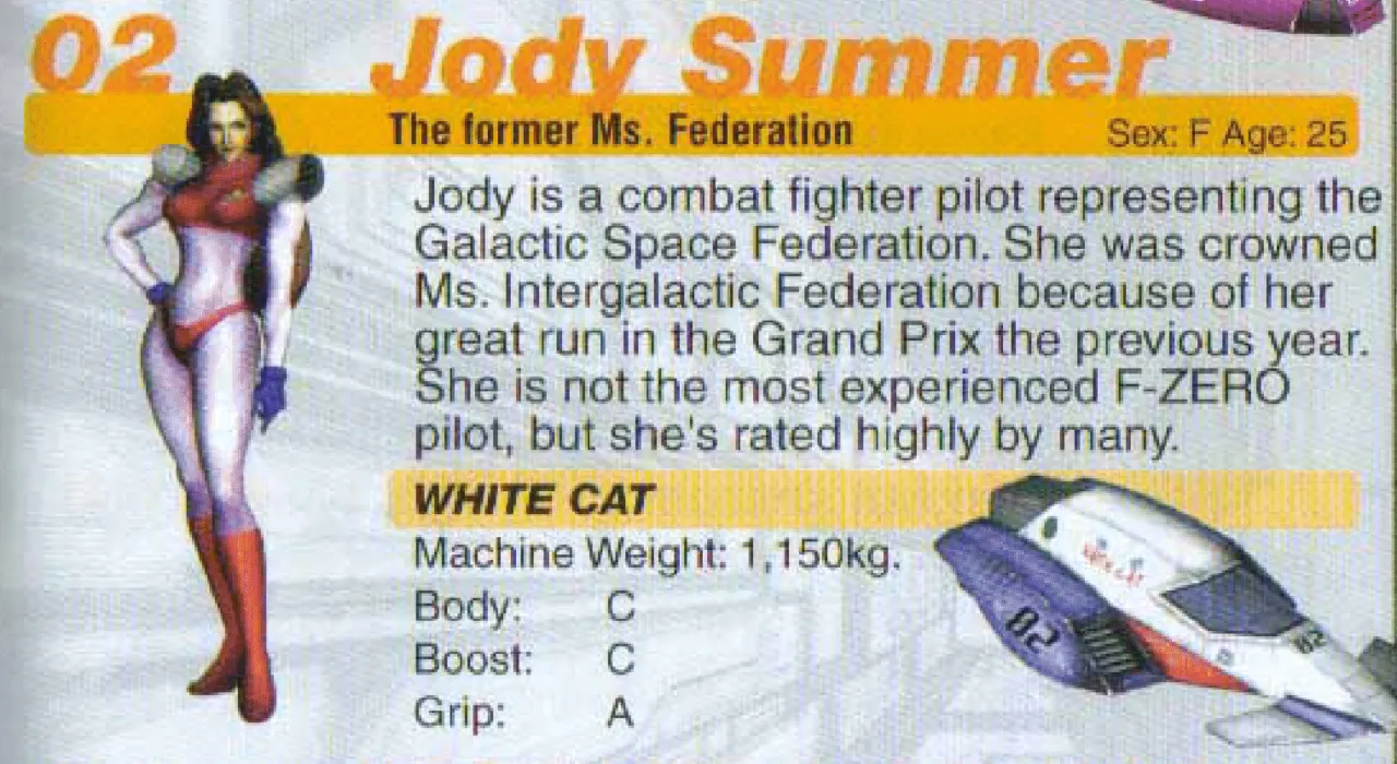 Fzero Race Queens: Jody Summer And Mrs. Arrow page 1 full