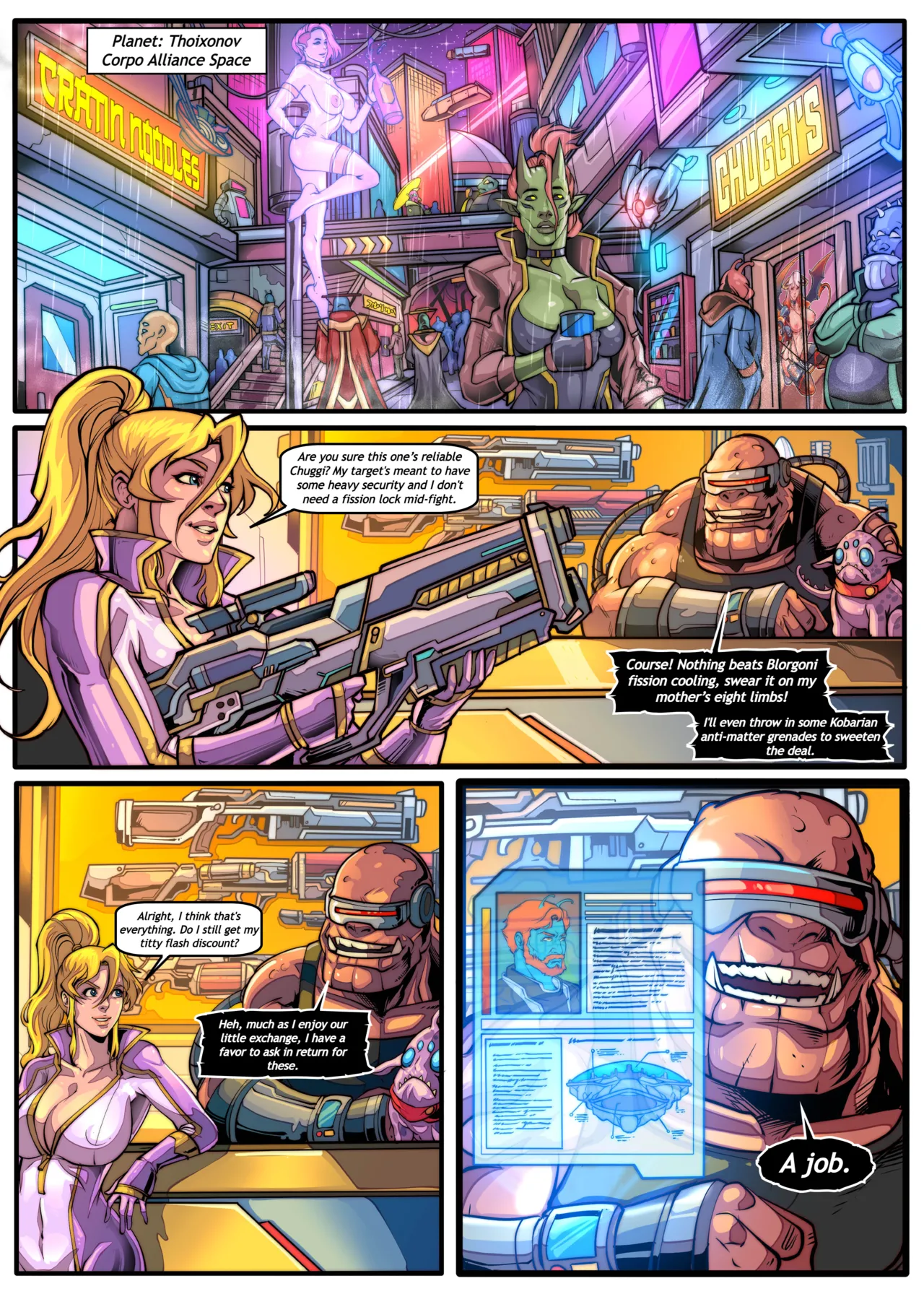 Galaxy of Scum Issue #5: The Pit page 3 full