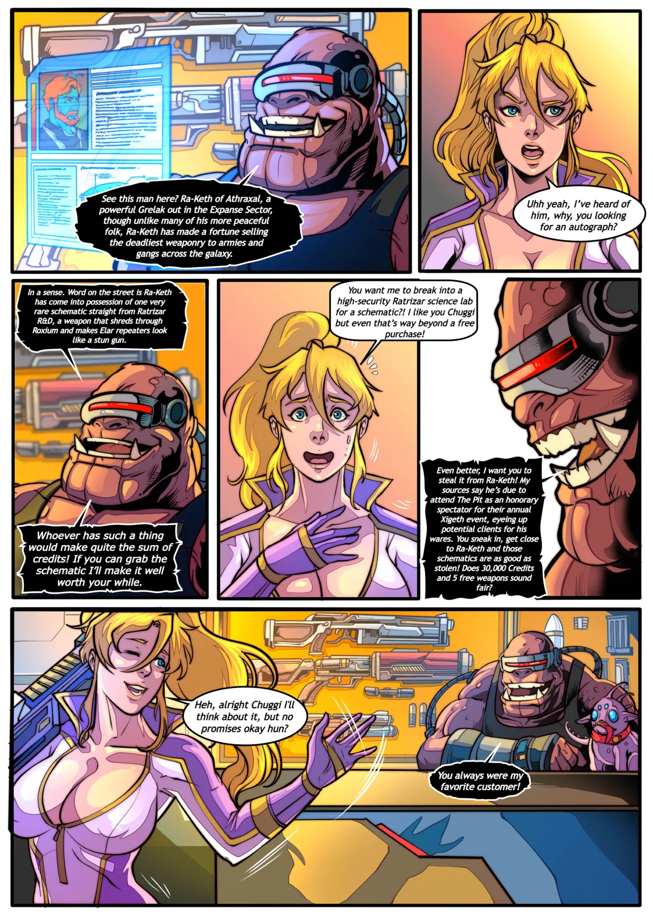 Galaxy of Scum Issue #5: The Pit page 4 full
