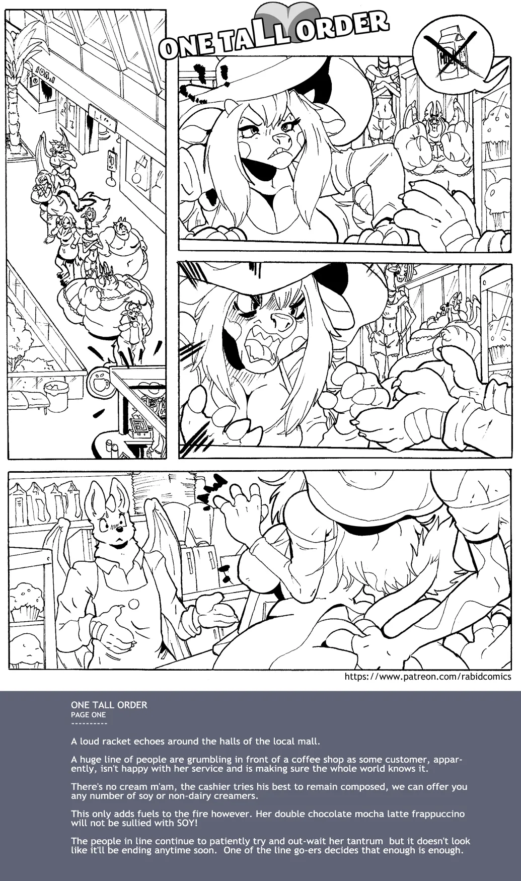 One Tall Order 1 & 2 page 1 full