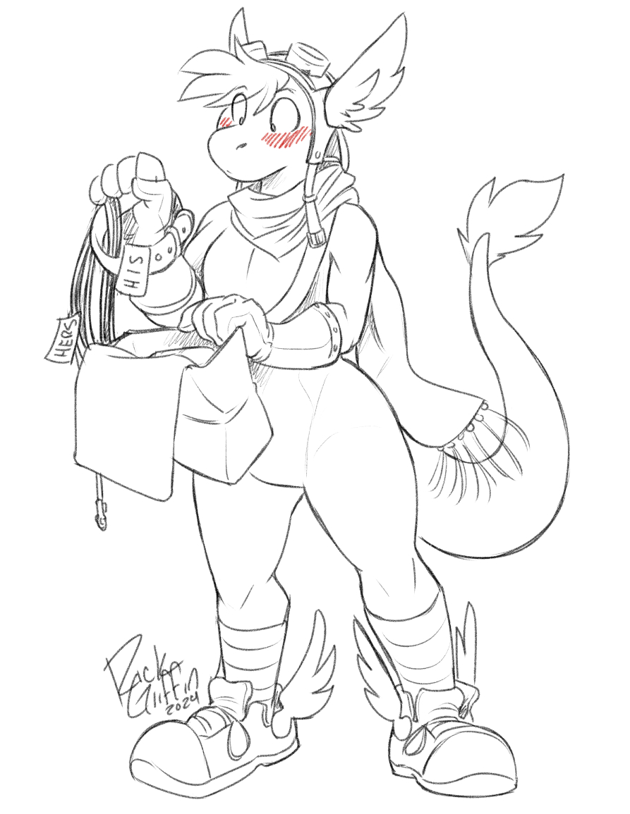 September Patreon Sketches : Kinky Leach-Related Fun page 1 full