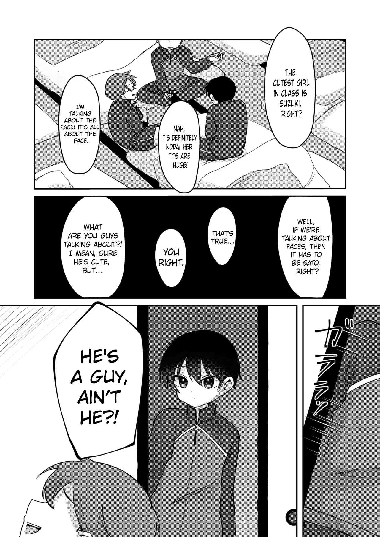 Class de Ichiban Kawaii Otokonoko ga Onnanoko ni Sarechau Hanashi page 2 full