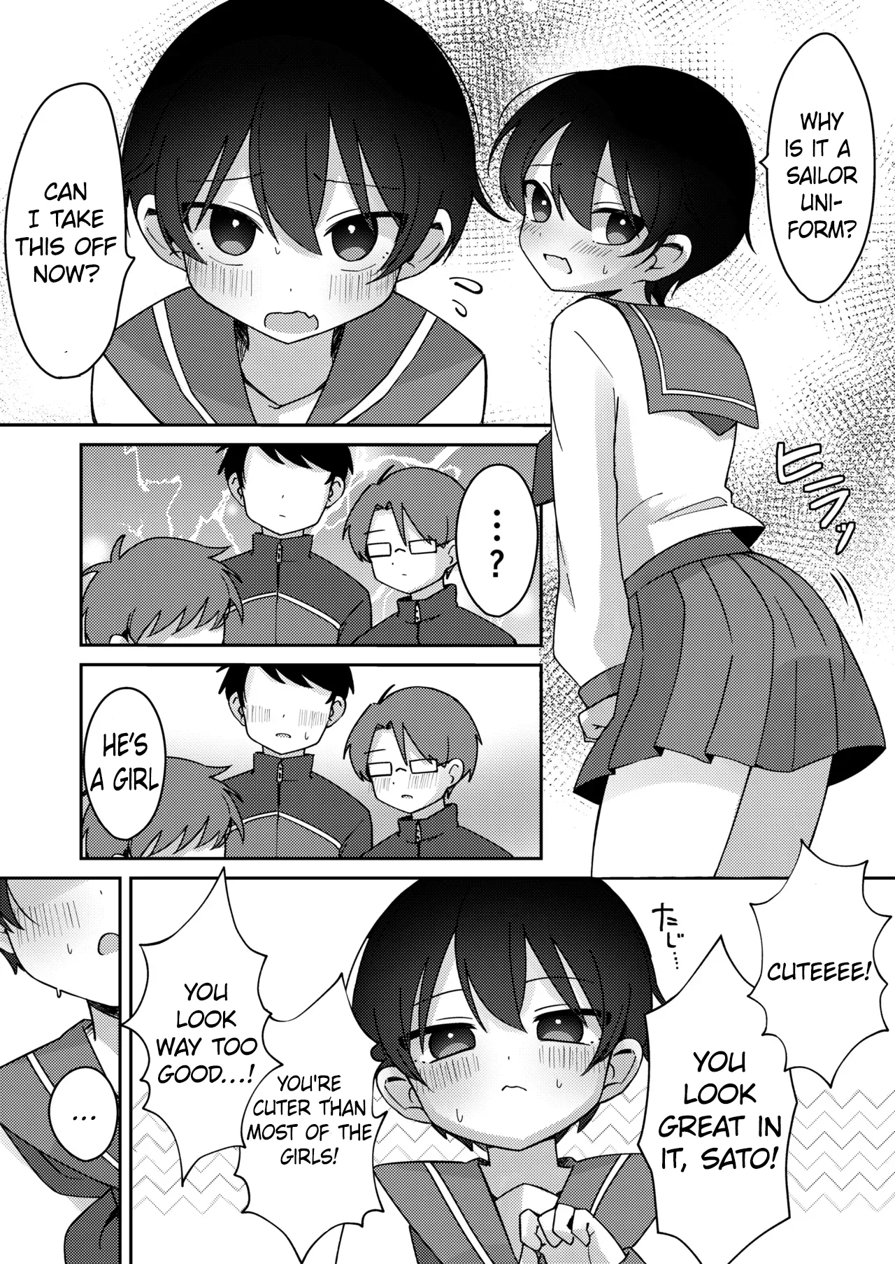Class de Ichiban Kawaii Otokonoko ga Onnanoko ni Sarechau Hanashi page 5 full
