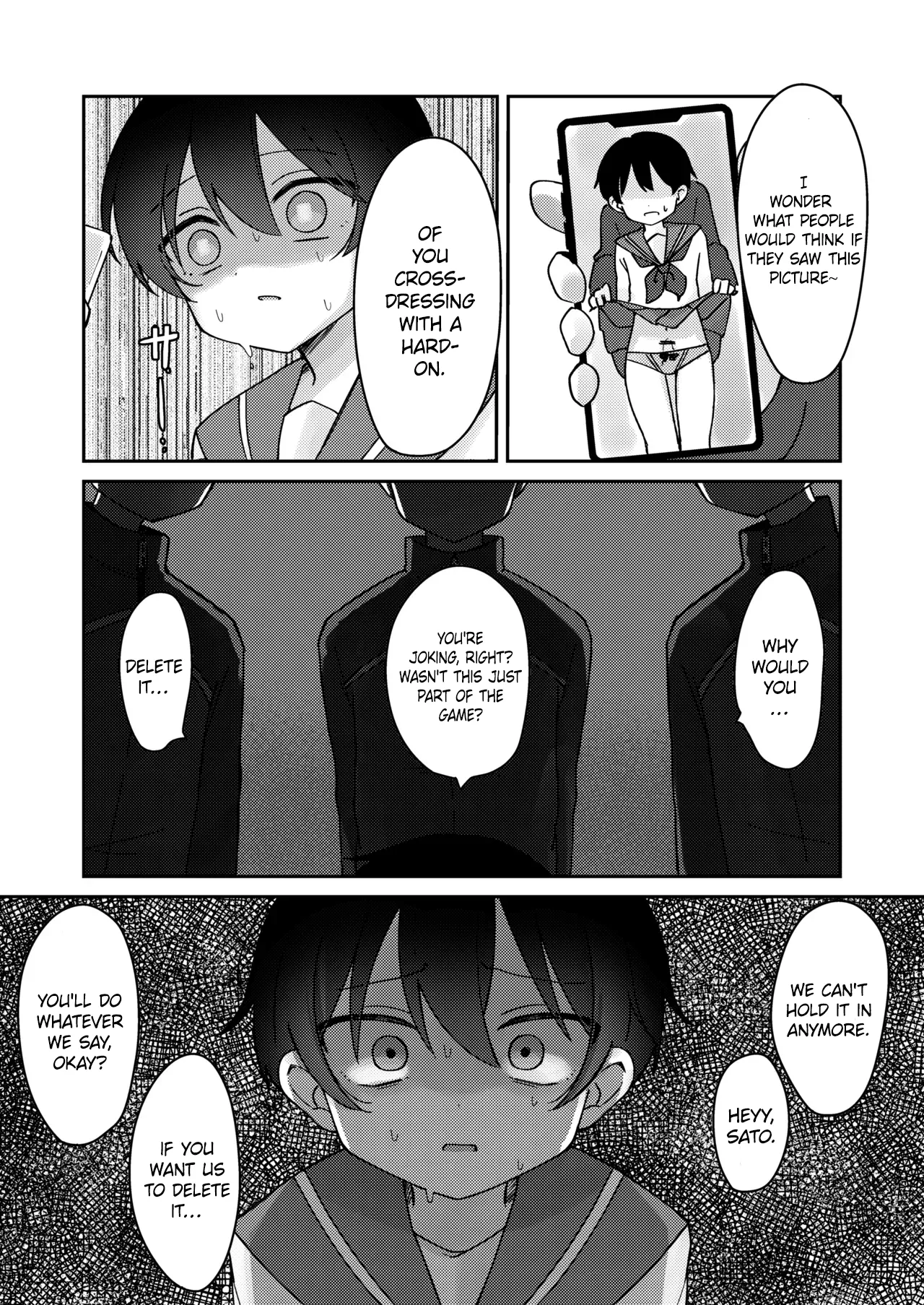 Class de Ichiban Kawaii Otokonoko ga Onnanoko ni Sarechau Hanashi page 8 full