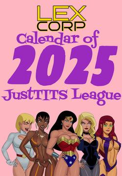 LexCorp Calendar 2025 "JustTITS League" - FANMADE edits of Sunsetriders7 assets